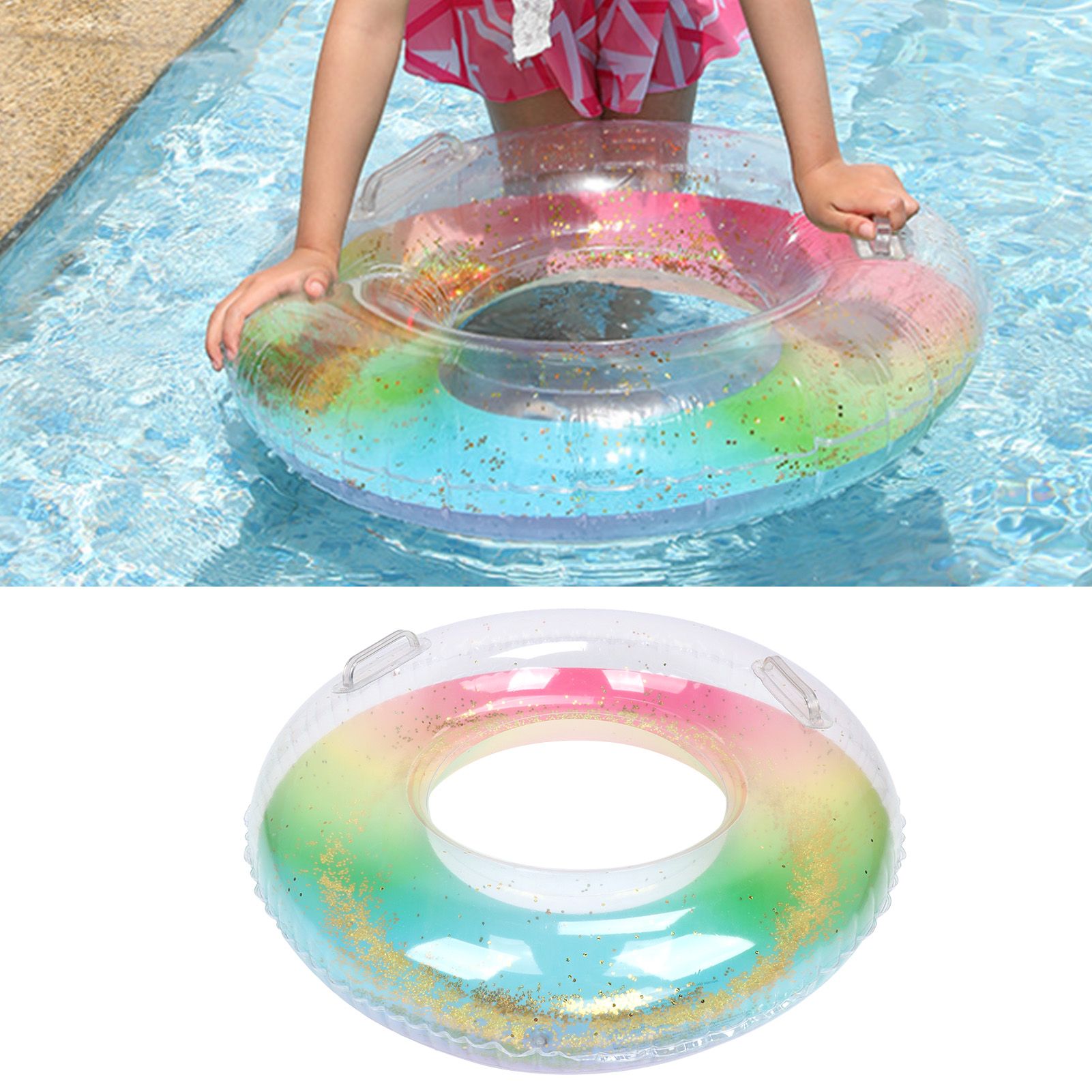 Swimming Ring Inflatable Colorful Children Swimming Circle Kids Swimming Toy view 12