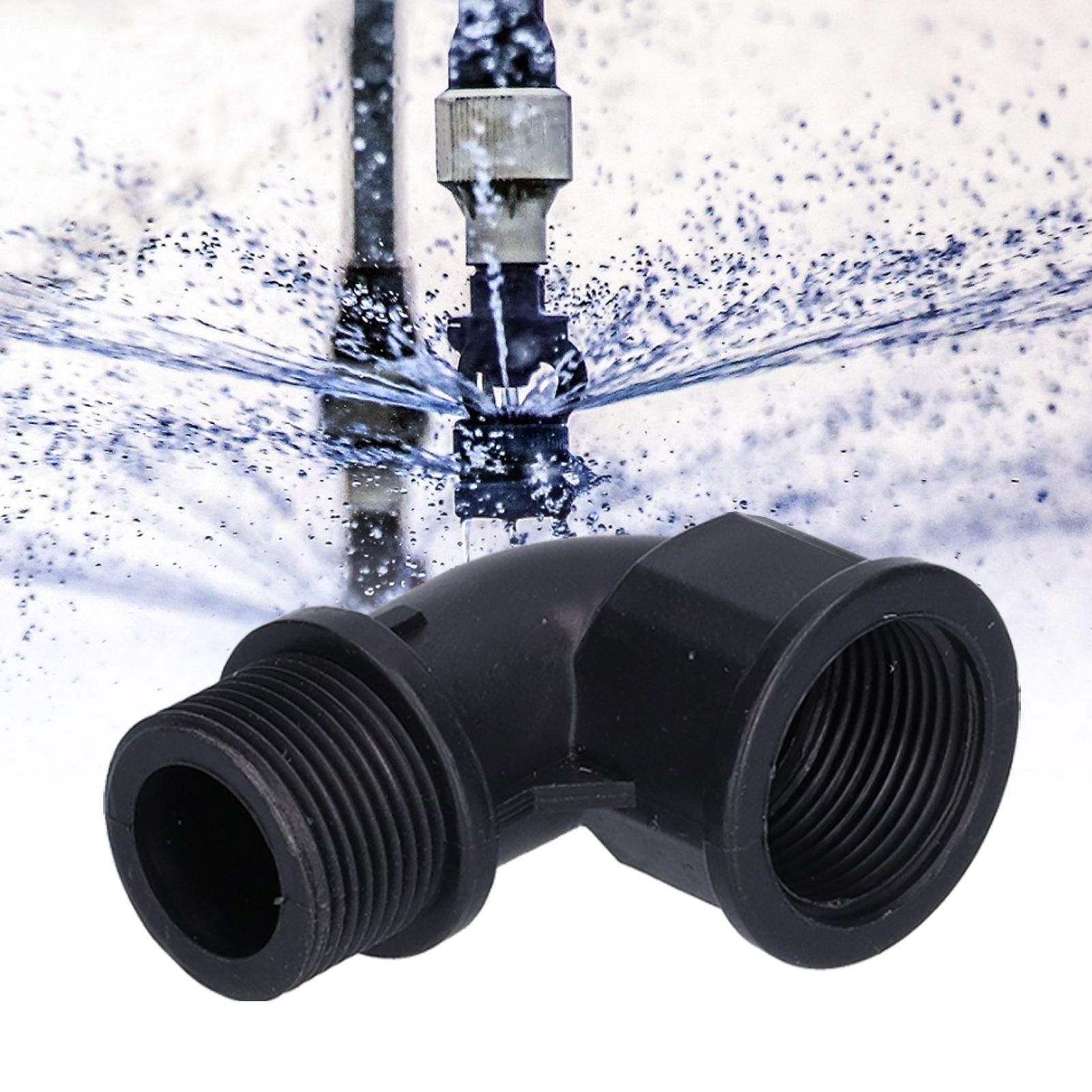 10PCS Quick Coupling Water Intake Valve Universal Rotatable Elbow Waterproof view 12