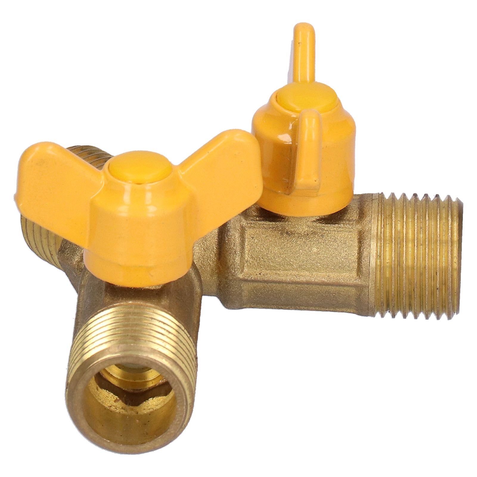 3 Way Fuel Gas Ball Valve G1/2 Male Thread Natural Gas Switch Fitting for Fuel view 5