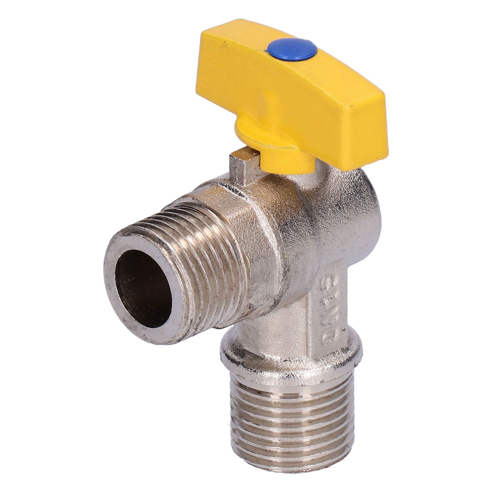 Natural Gas Valve G1/2 Male Thread Electroplating Angle Stop Valve Accessory Parts view 2
