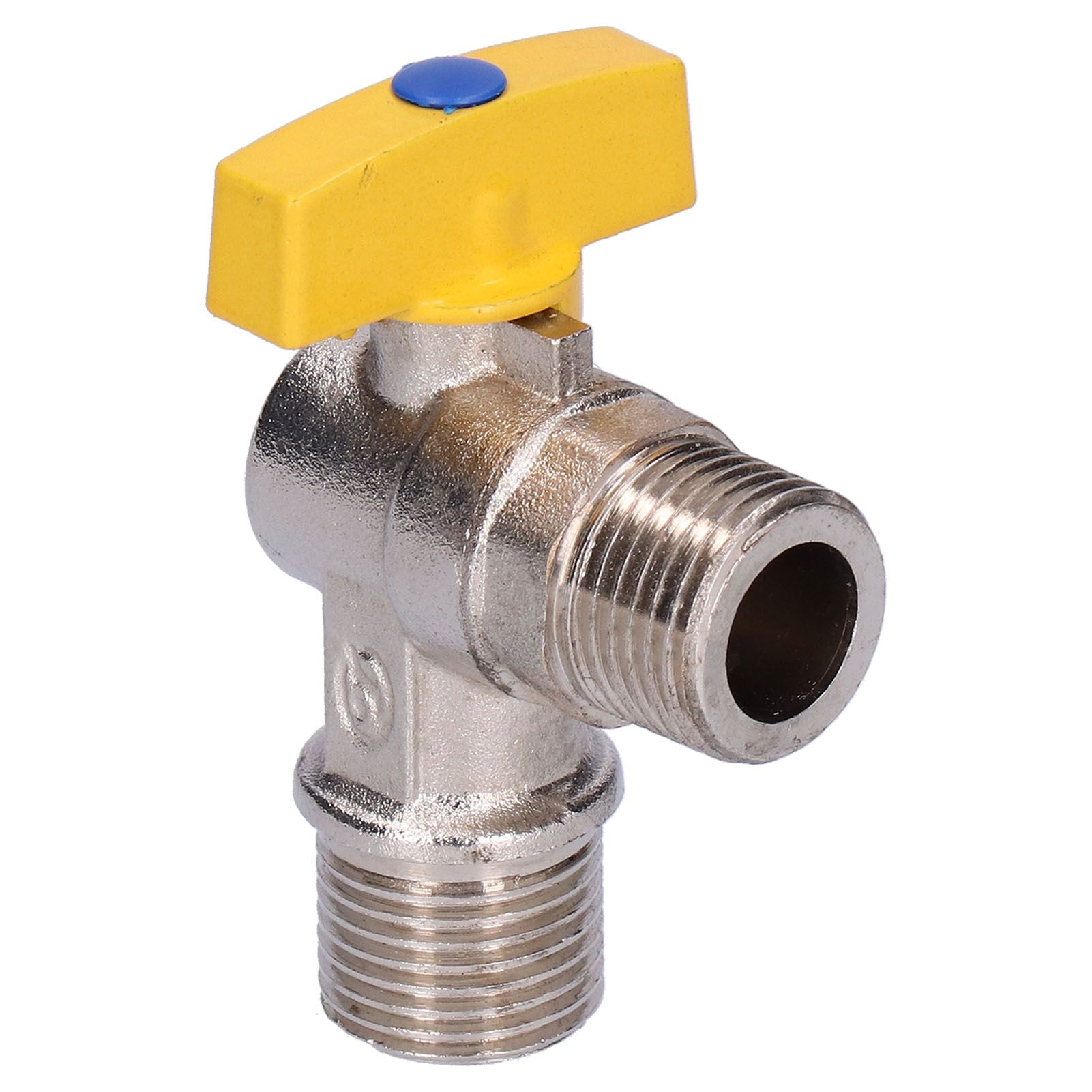 Natural Gas Valve G1/2 Male Thread Electroplating Angle Stop Valve Accessory Parts view 4