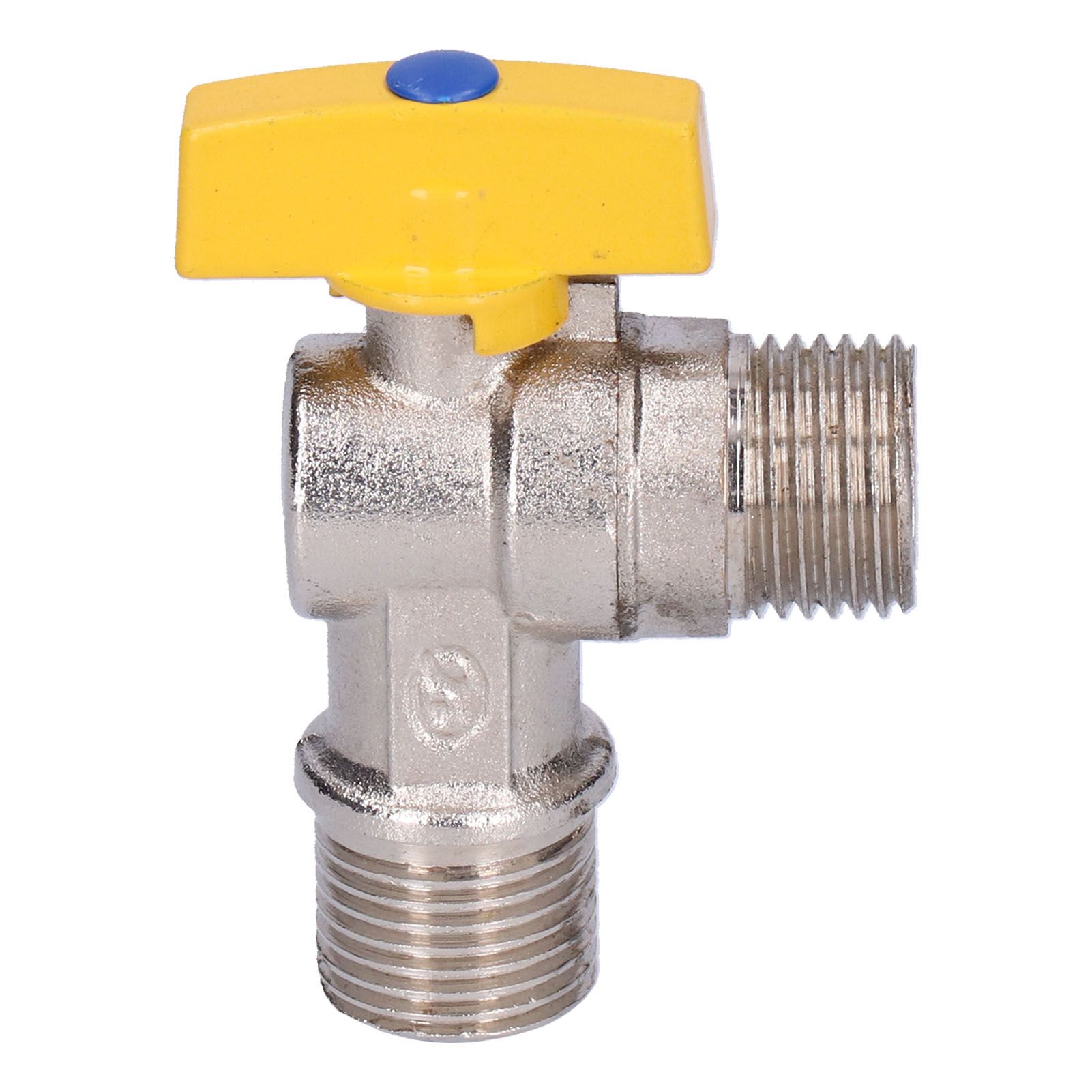 Natural Gas Valve G1/2 Male Thread Electroplating Angle Stop Valve Accessory Parts view 6