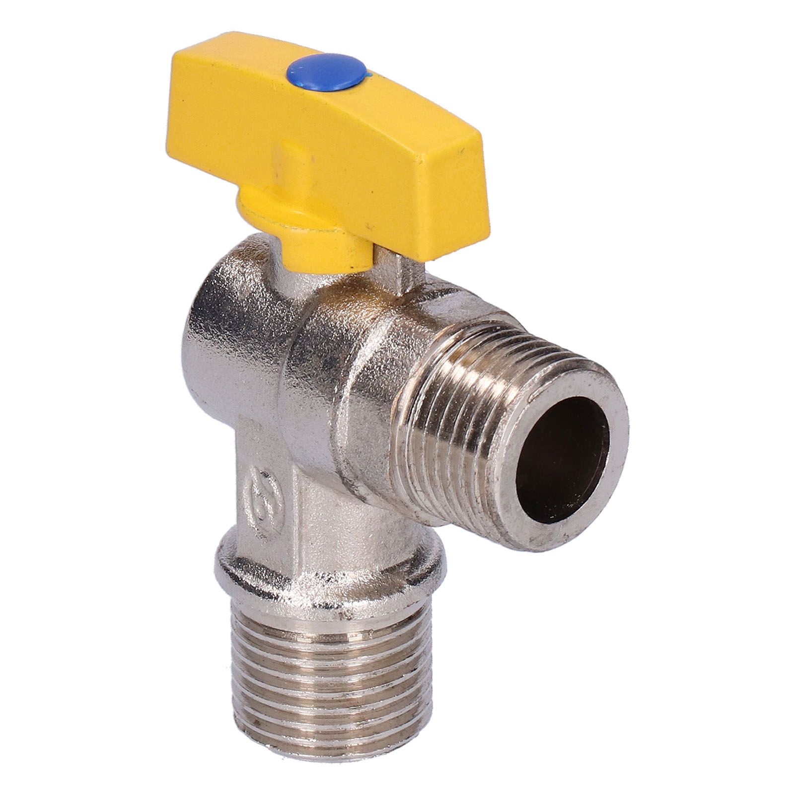 Natural Gas Valve G1/2 Male Thread Electroplating Angle Stop Valve Accessory Parts view 8