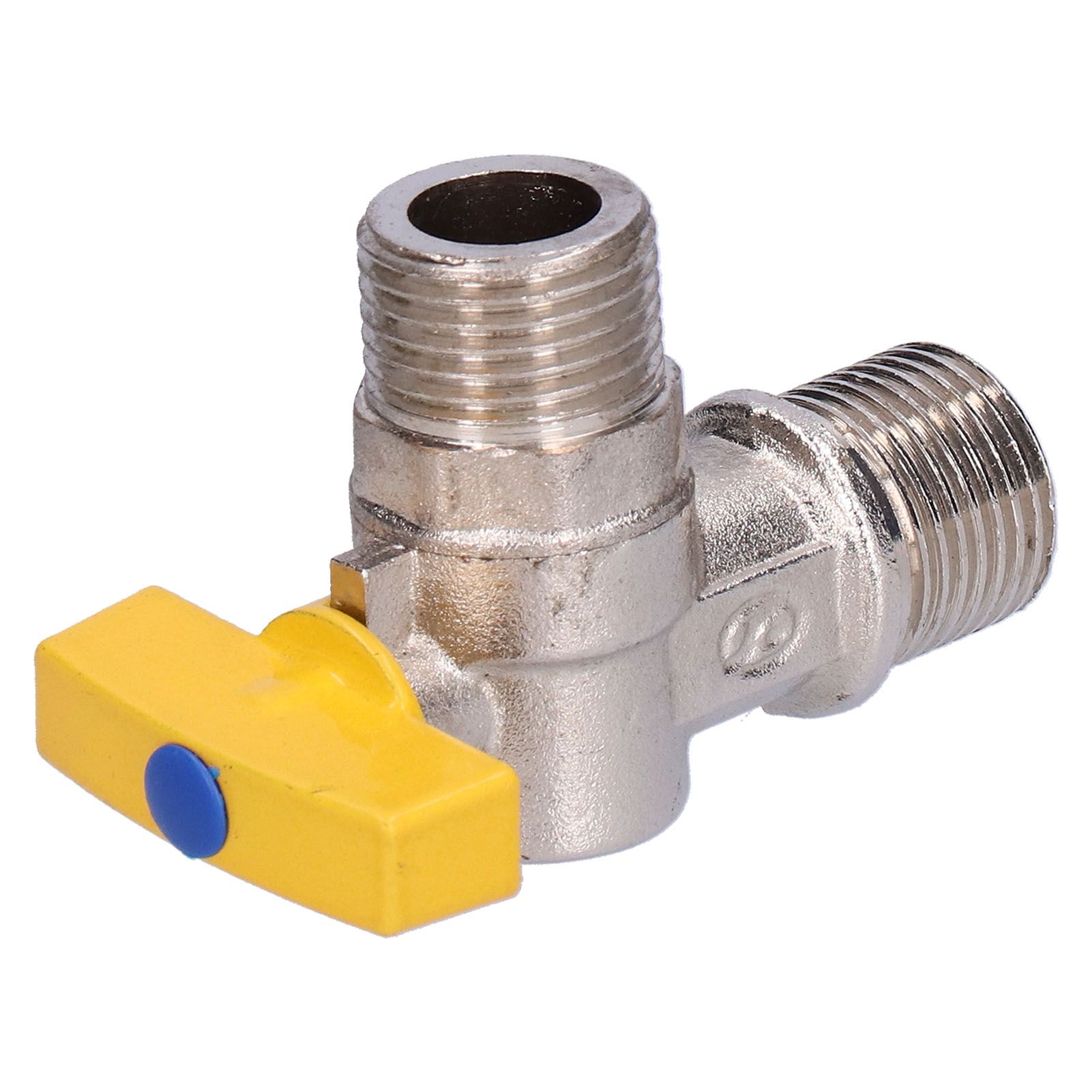 Natural Gas Valve G1/2 Male Thread Electroplating Angle Stop Valve Accessory Parts view 9