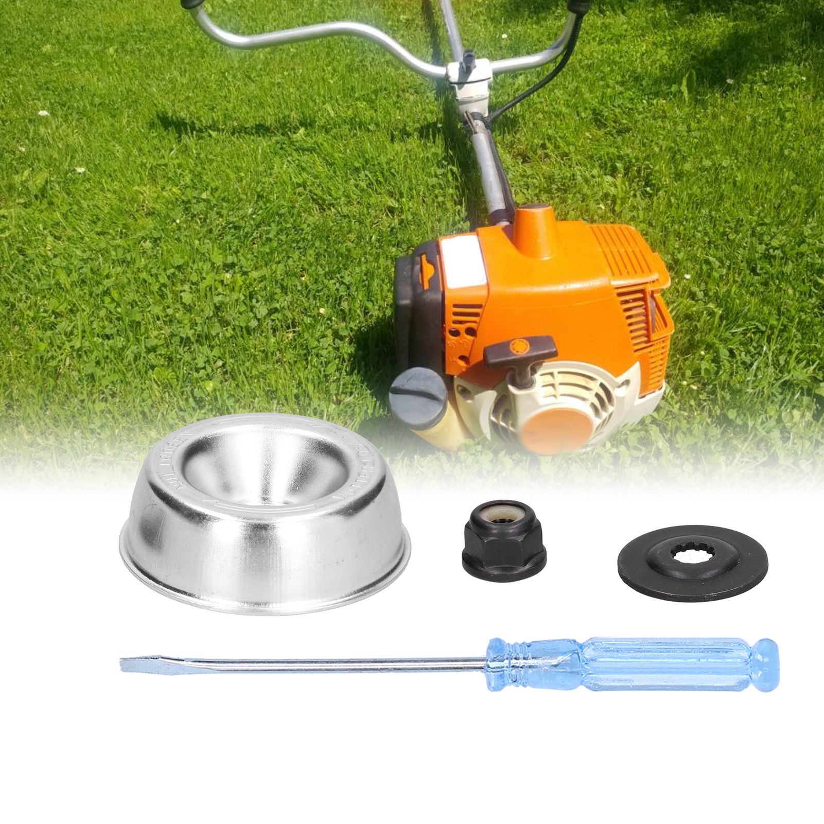 4Pcs/Set Blade Adapter Kit Thrust Washer Rider Plate for STIHL FS120 130 130R view 12
