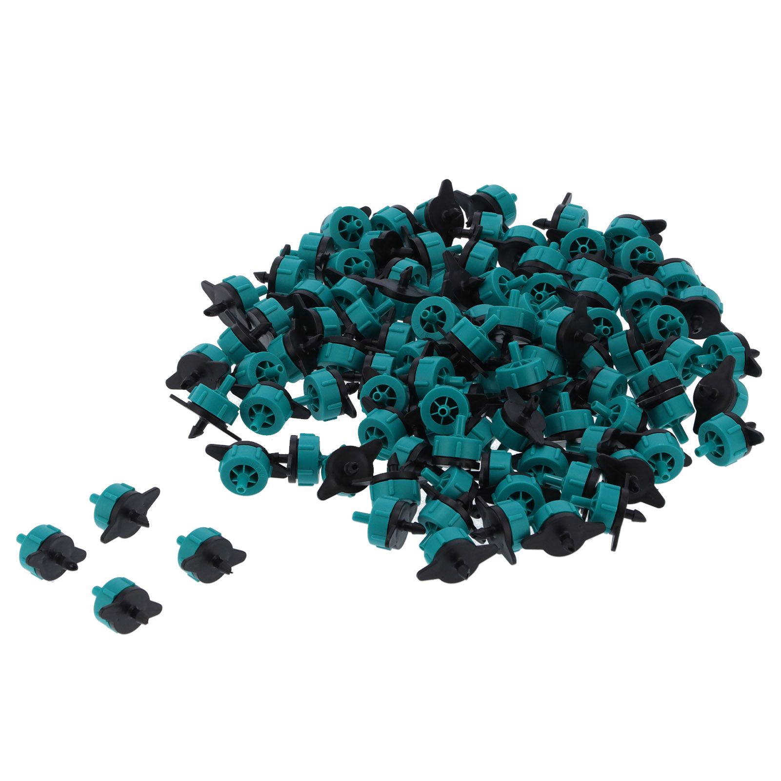 100Pcs 8L Pressure Compensating Drip Emitters for 4/7 Hose Horticultural view 5