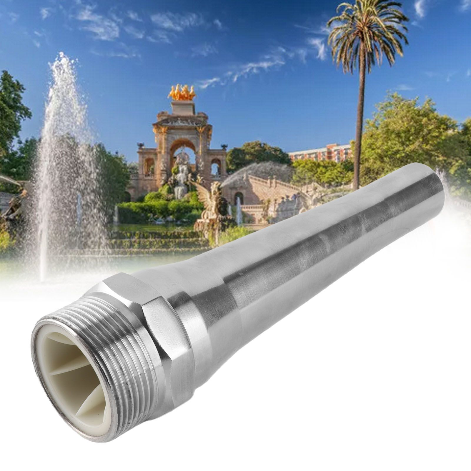 DN40 Male Thread Fountain Nozzle Stainless Steel Directional Water Column view 11