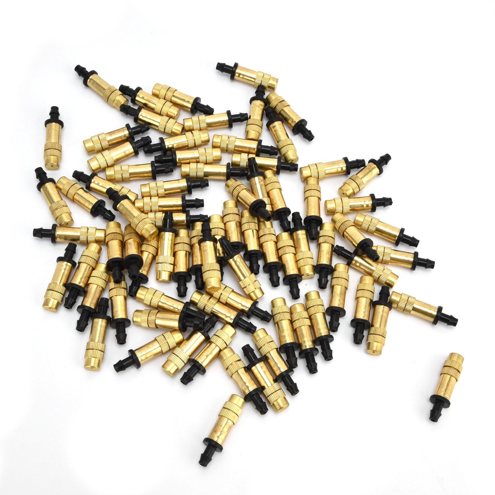 100PCS Single Hook Copper Atomizing Nozzle Drip Irrigation Sprayer Atomizing view 2