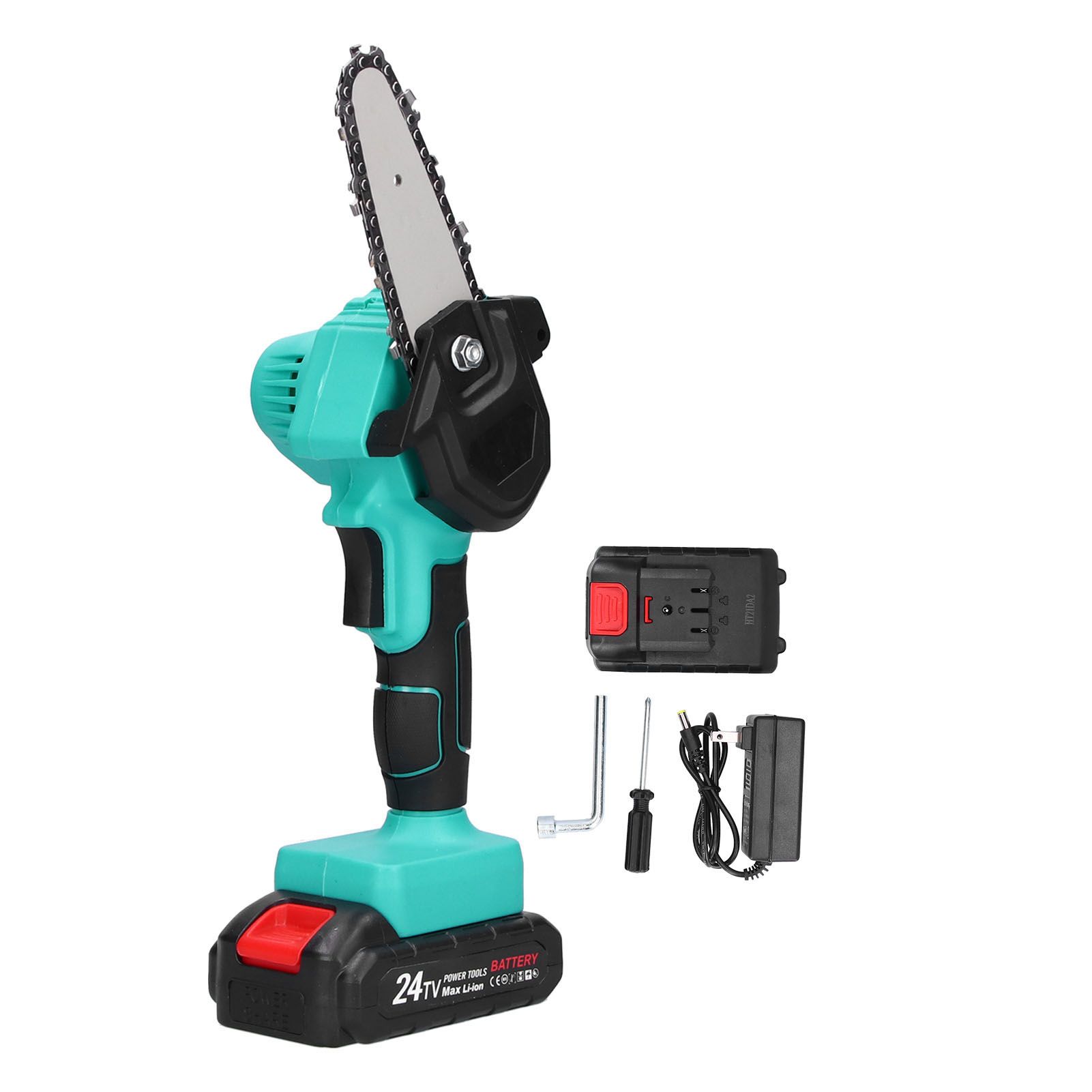 4in Electric Chain Saw Rechargeable Mini Electric Chainsaw Portable Electric view 2