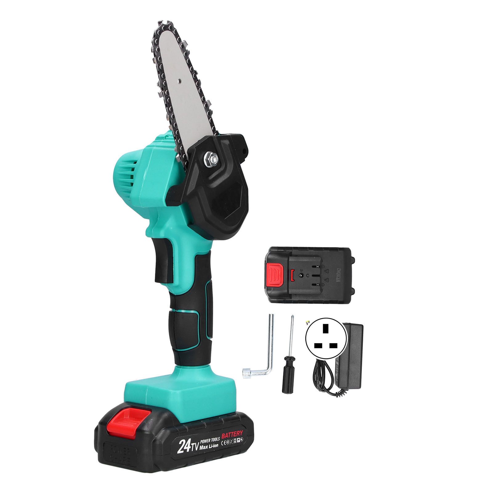 4in Electric Chain Saw Rechargeable Mini Electric Chainsaw Portable Electric view 2
