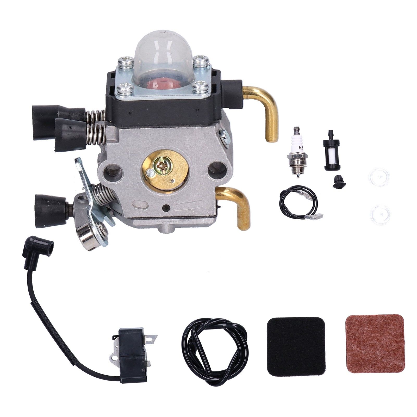 Carburetor Ignition Coil Fuel Filter Kit for STIHL FS80R FS85 FS80 HS80 HT75 view 2
