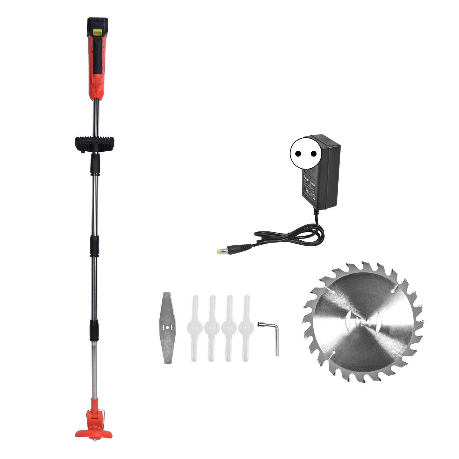 Electric Grass Trimmer Multifunction Retractable 650W Handheld Lawn Mower Kit view 2