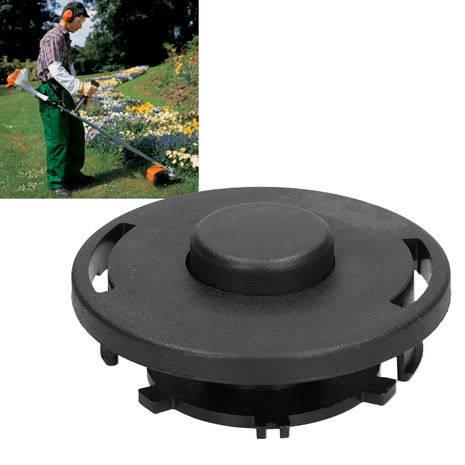 6Set Trimmer Line Spool Upper Cap for Stihl FS 90 110 120 130 55 80 83 85 Lawn view 11