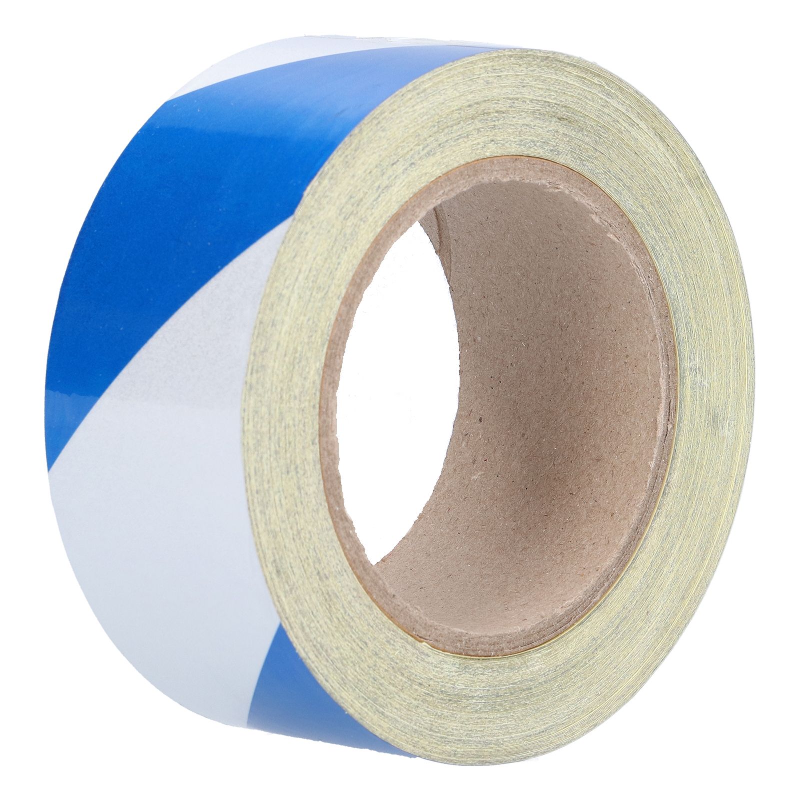 5cmx30m Reflective Safety Warning Tape Blue White Striped Hazard Marking Tape view 3