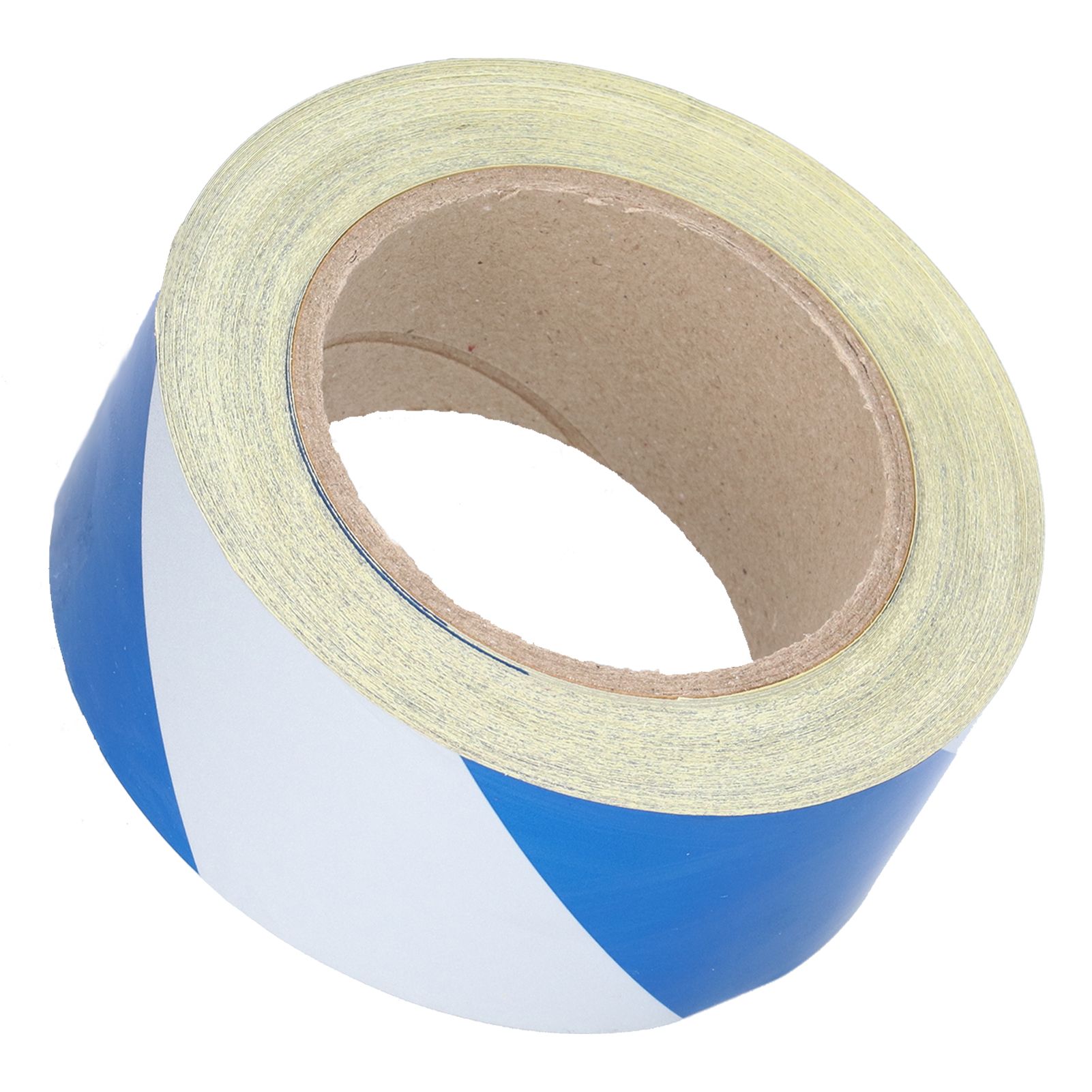5cmx30m Reflective Safety Warning Tape Blue White Striped Hazard Marking Tape view 4