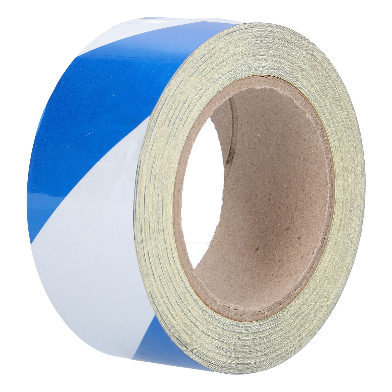 5cmx30m Reflective Safety Warning Tape Blue White Striped Hazard Marking Tape view 7