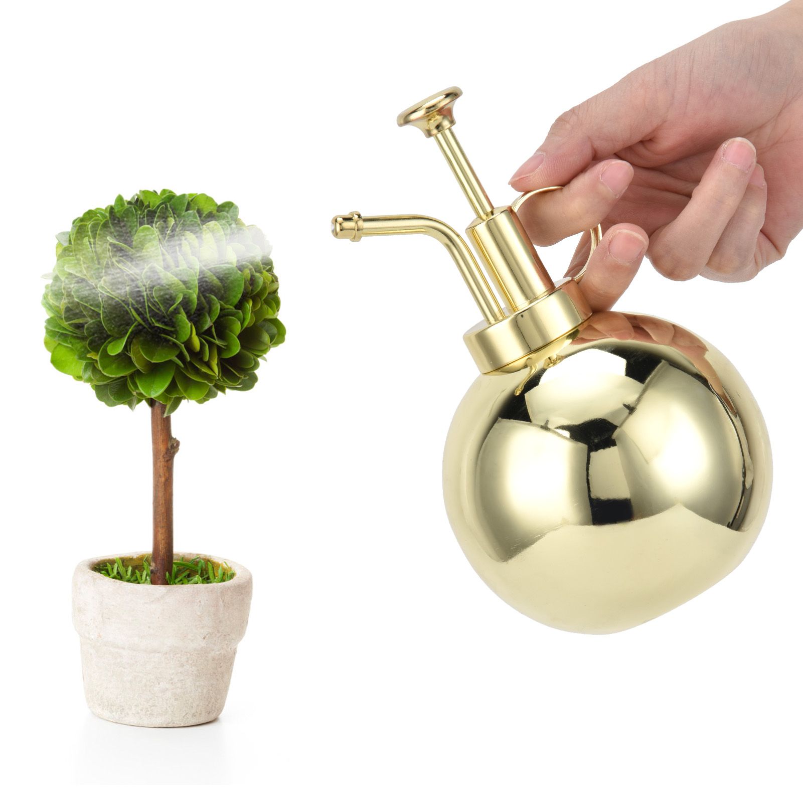 500ml Watering Can Hand Press Type Gardening Plant Spray Bottle for Home view 11