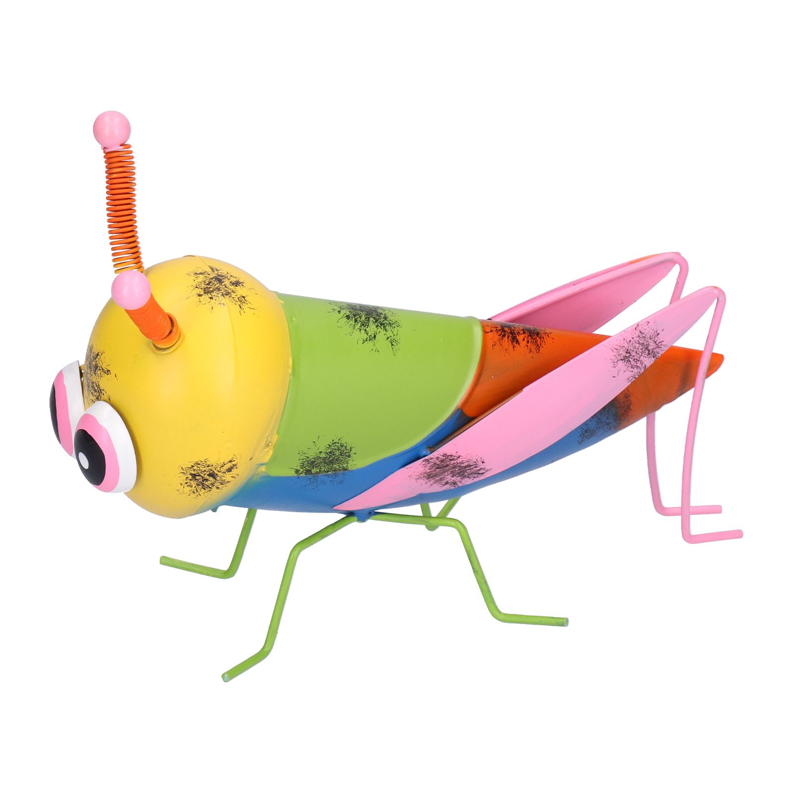 Garden Ornament Iron Material AntiCorrosion Grasshopper for Outdoor Patio Lawn view 6