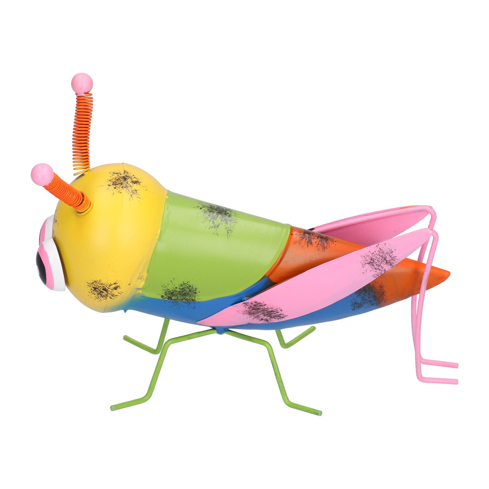 Garden Ornament Iron Material AntiCorrosion Grasshopper for Outdoor Patio Lawn view 7