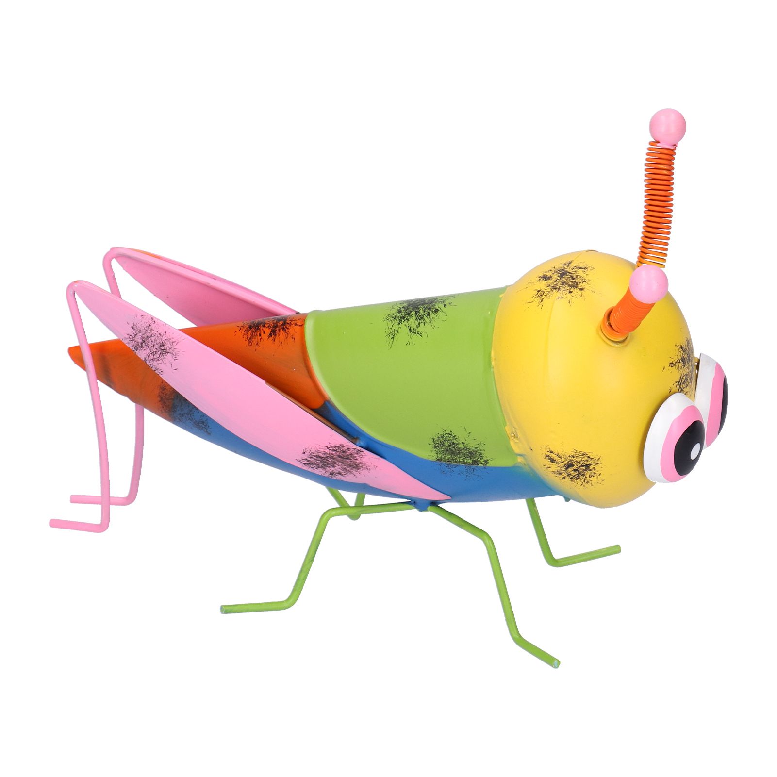 Garden Ornament Iron Material AntiCorrosion Grasshopper for Outdoor Patio Lawn view 8
