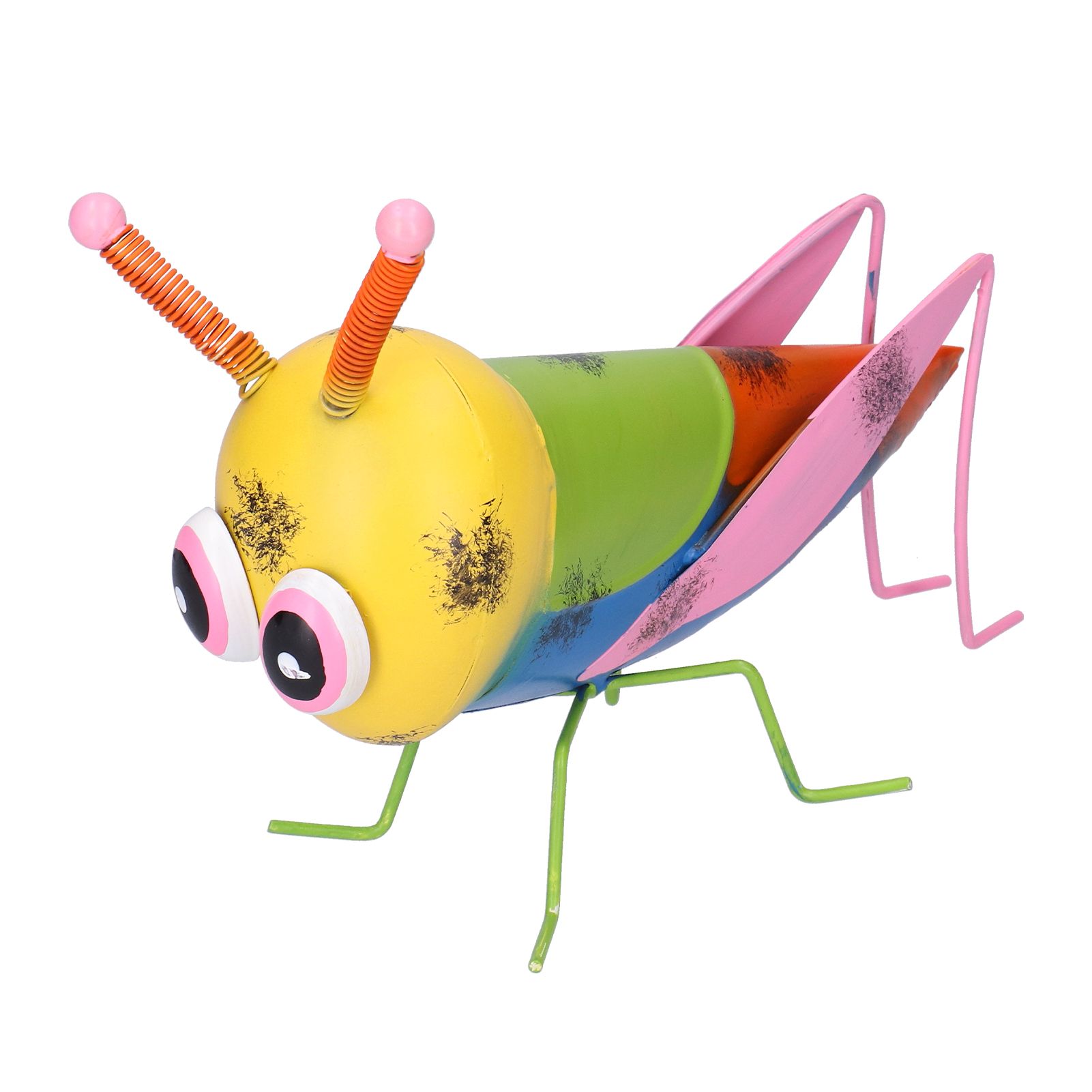 Garden Ornament Iron Material AntiCorrosion Grasshopper for Outdoor Patio Lawn view 10