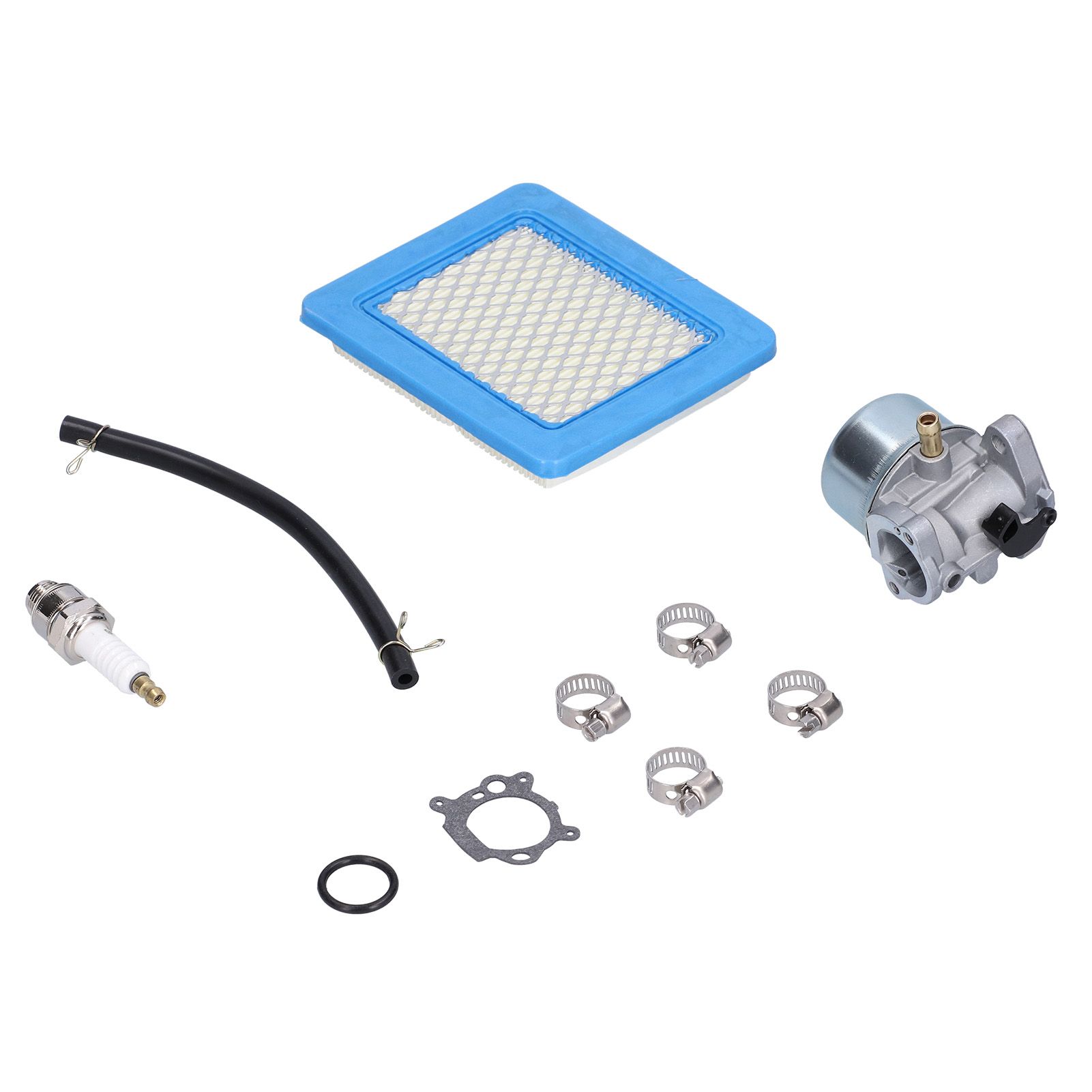 Carburetor Sparking Plug Air Filter Fuel Line Kit Lawn Mower Accessory 498170 view 4