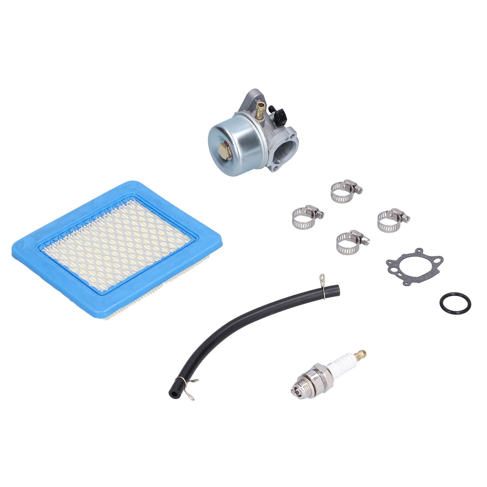 Carburetor Sparking Plug Air Filter Fuel Line Kit Lawn Mower Accessory 498170 view 6