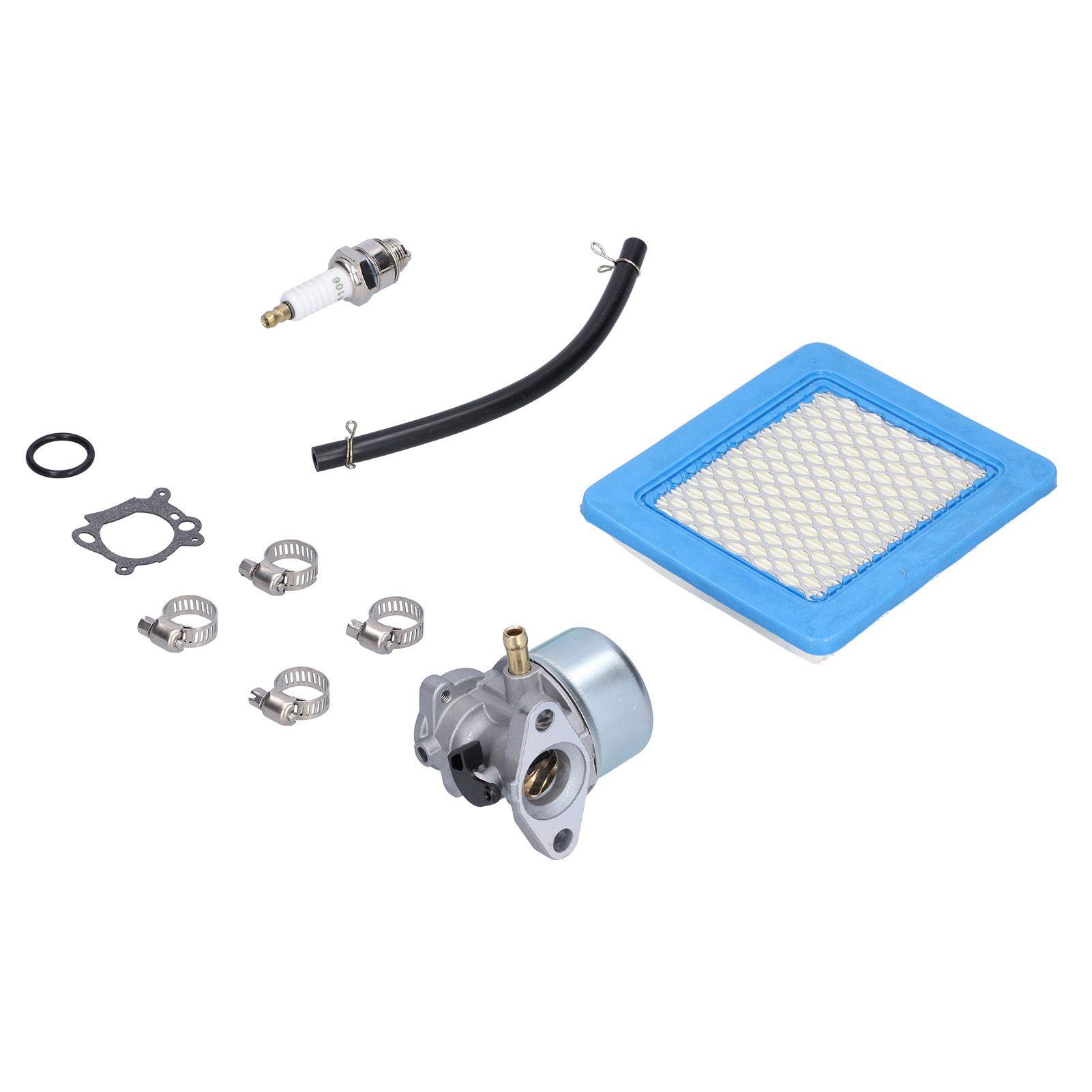 Carburetor Sparking Plug Air Filter Fuel Line Kit Lawn Mower Accessory 498170 view 8