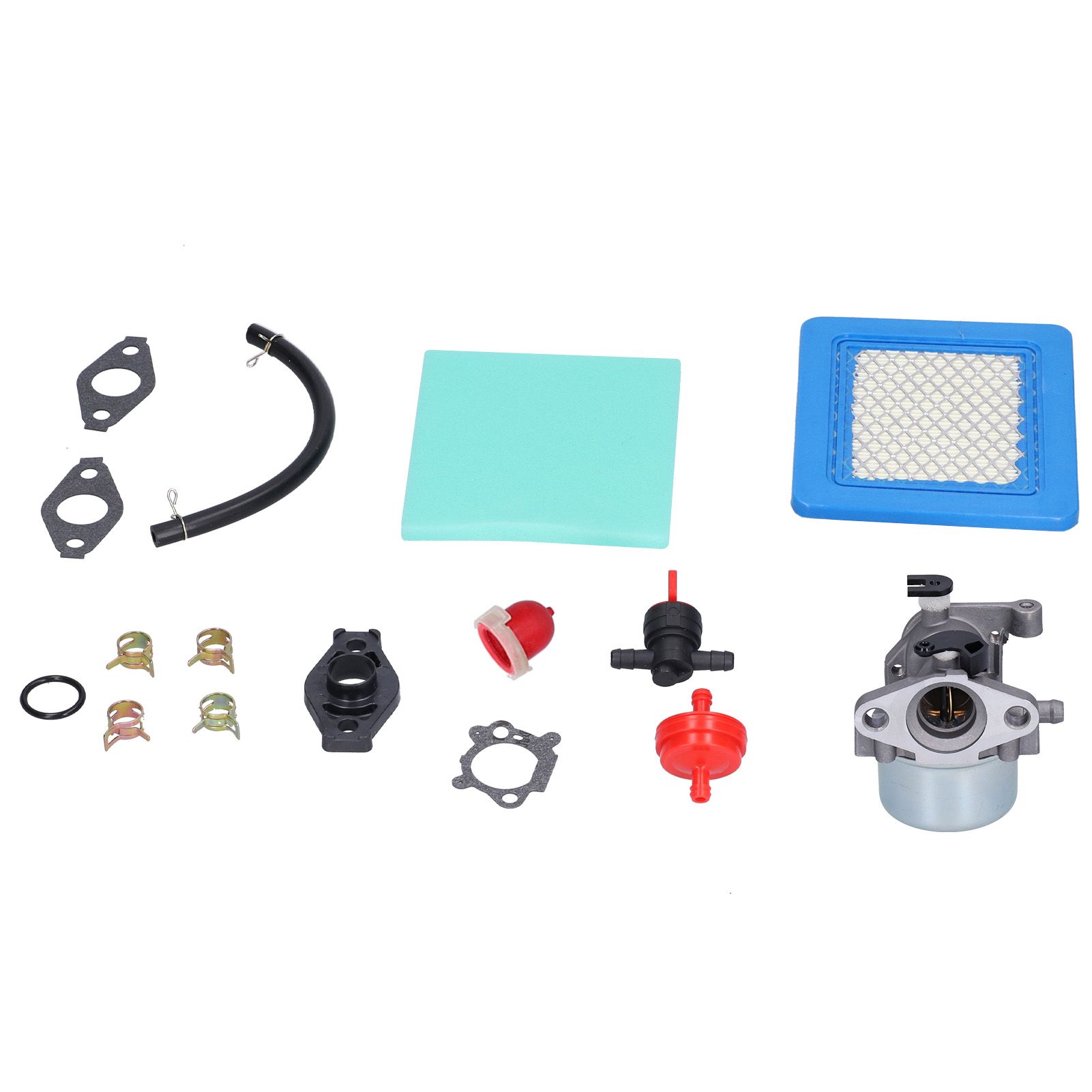 Carburetor Valve Air Filter Fuel Pipe Kit Lawn Mower Accessory for 799866 view 4