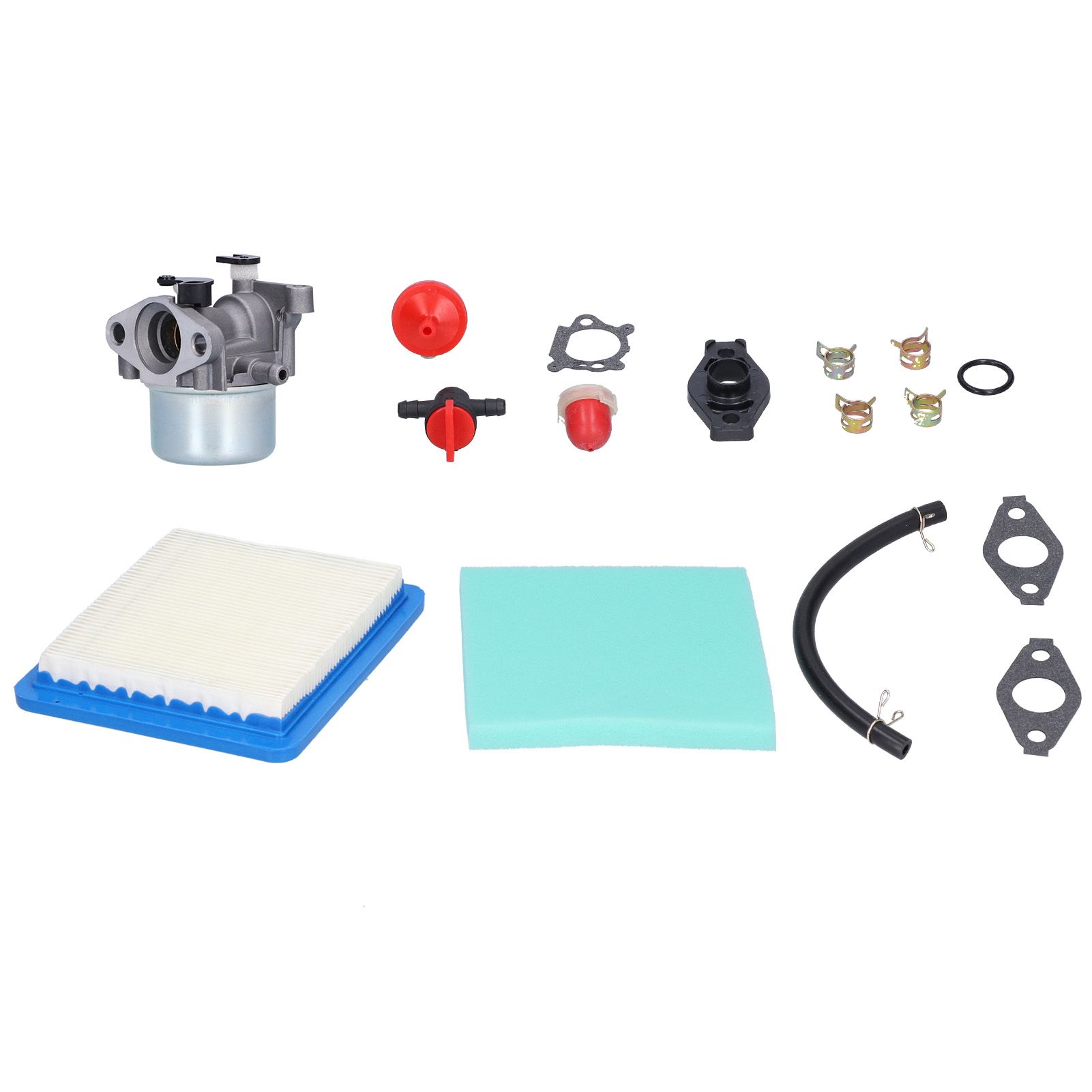 Carburetor Valve Air Filter Fuel Pipe Kit Lawn Mower Accessory for 799866 view 6