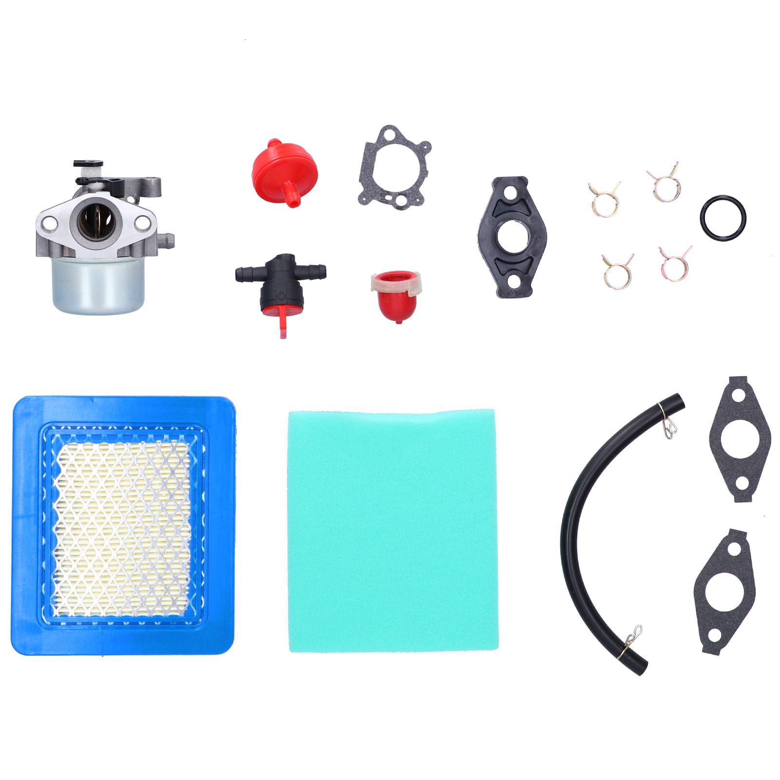 Carburetor Valve Air Filter Fuel Pipe Kit Lawn Mower Accessory for 799866 view 10