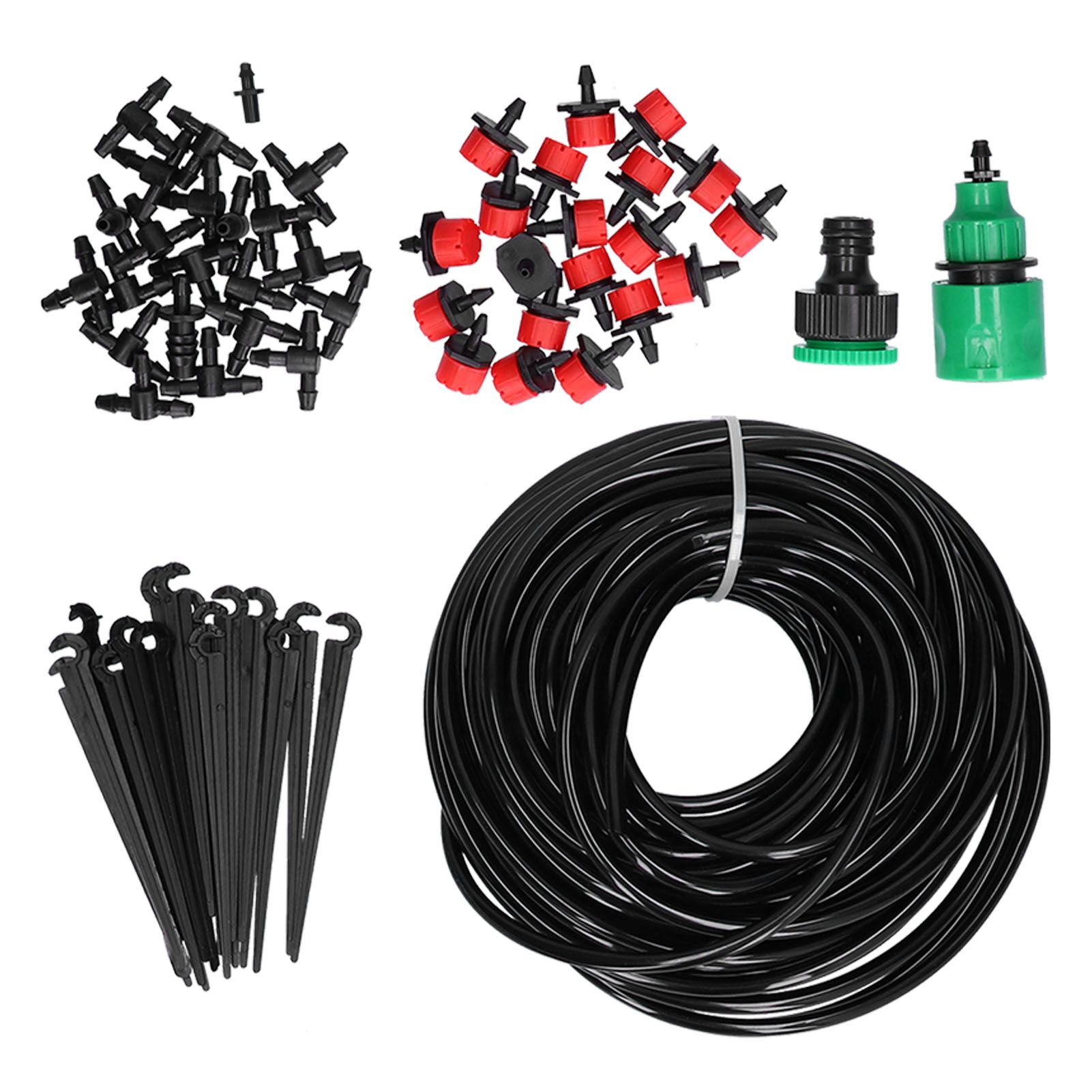 20M 4/7 Hose Garden Irrigation System Automatic Drip Irrigation Kit Adjustable view 6