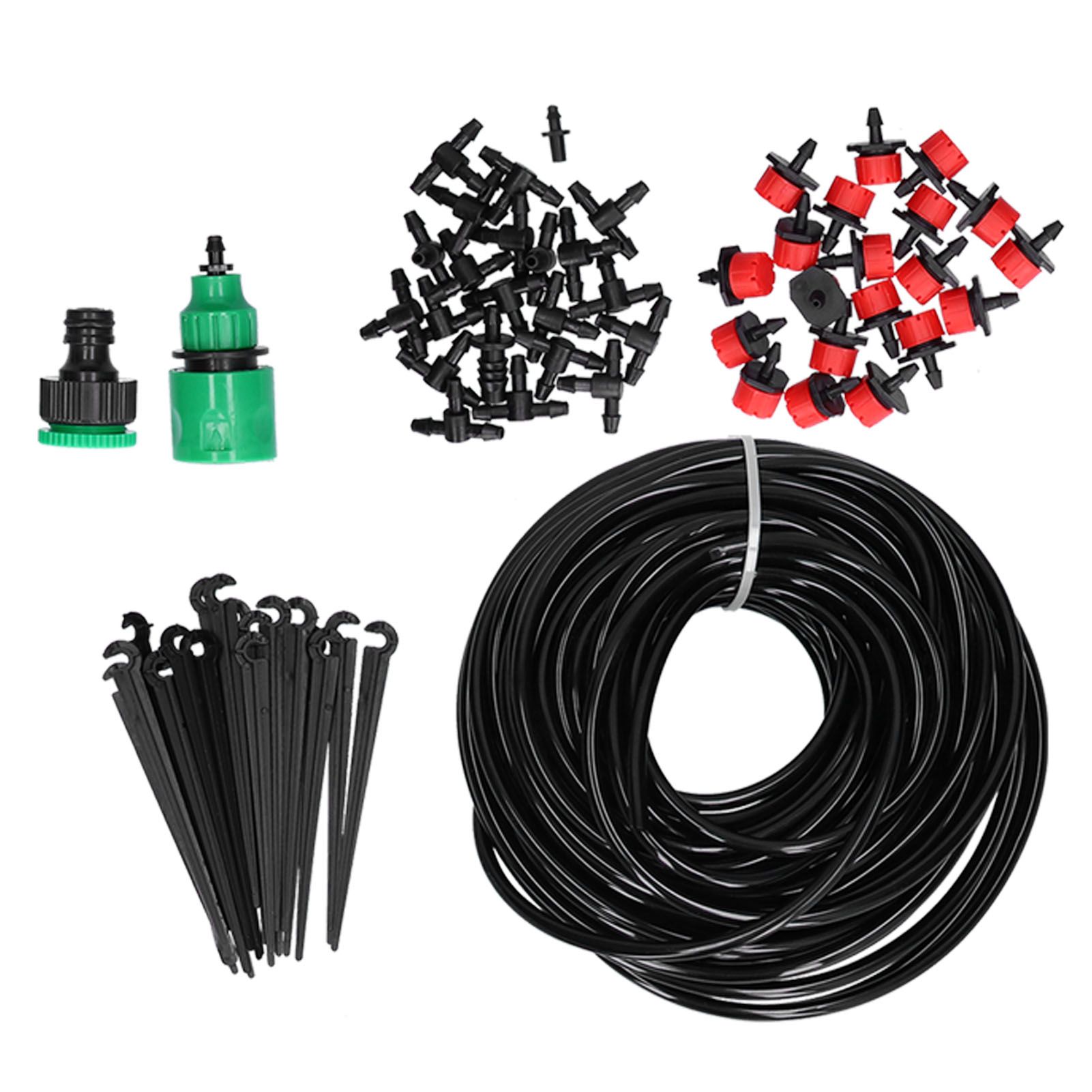 20M 4/7 Hose Garden Irrigation System Automatic Drip Irrigation Kit Adjustable view 7
