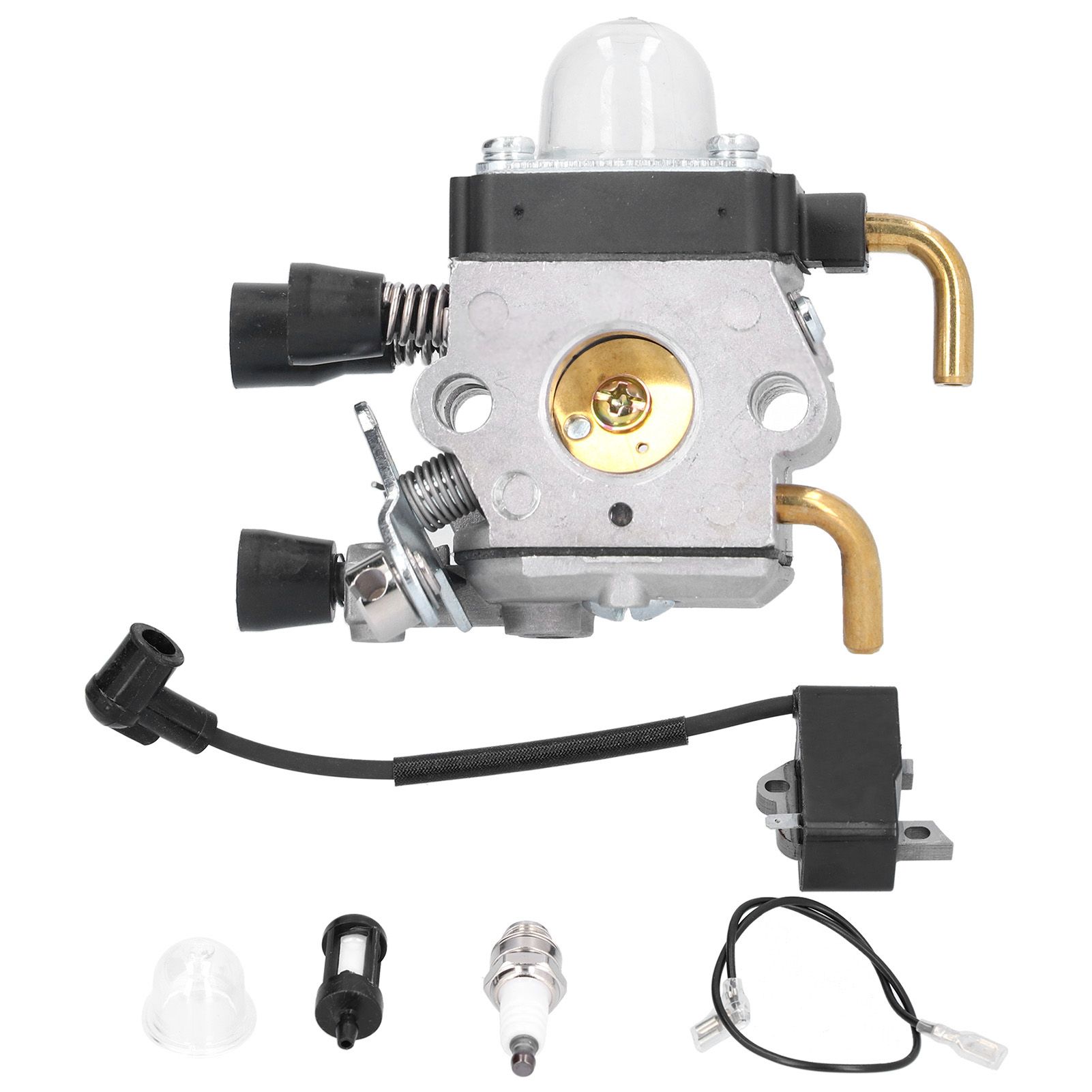 Carburetor Ignition Coil Sparking Plug Set for STIHL FS75 FS80 FS85 FC85 HT70 view 6