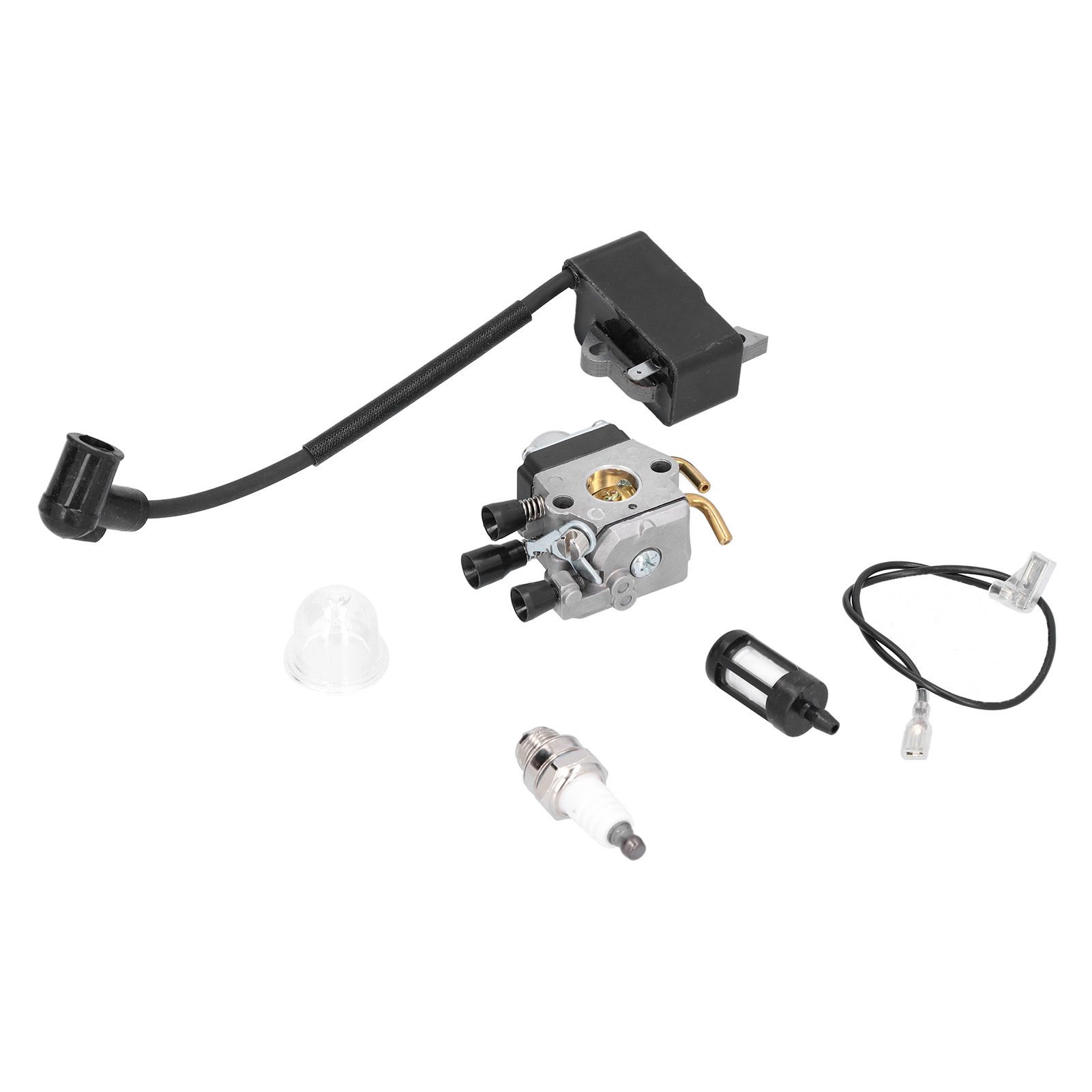 Carburetor Ignition Coil Sparking Plug Set for STIHL FS75 FS80 FS85 FC85 HT70 view 8