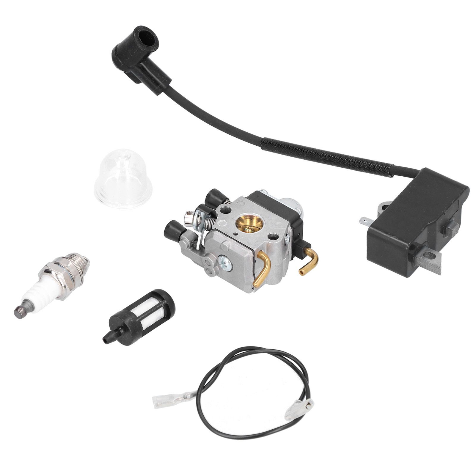 Carburetor Ignition Coil Sparking Plug Set for STIHL FS75 FS80 FS85 FC85 HT70 view 9