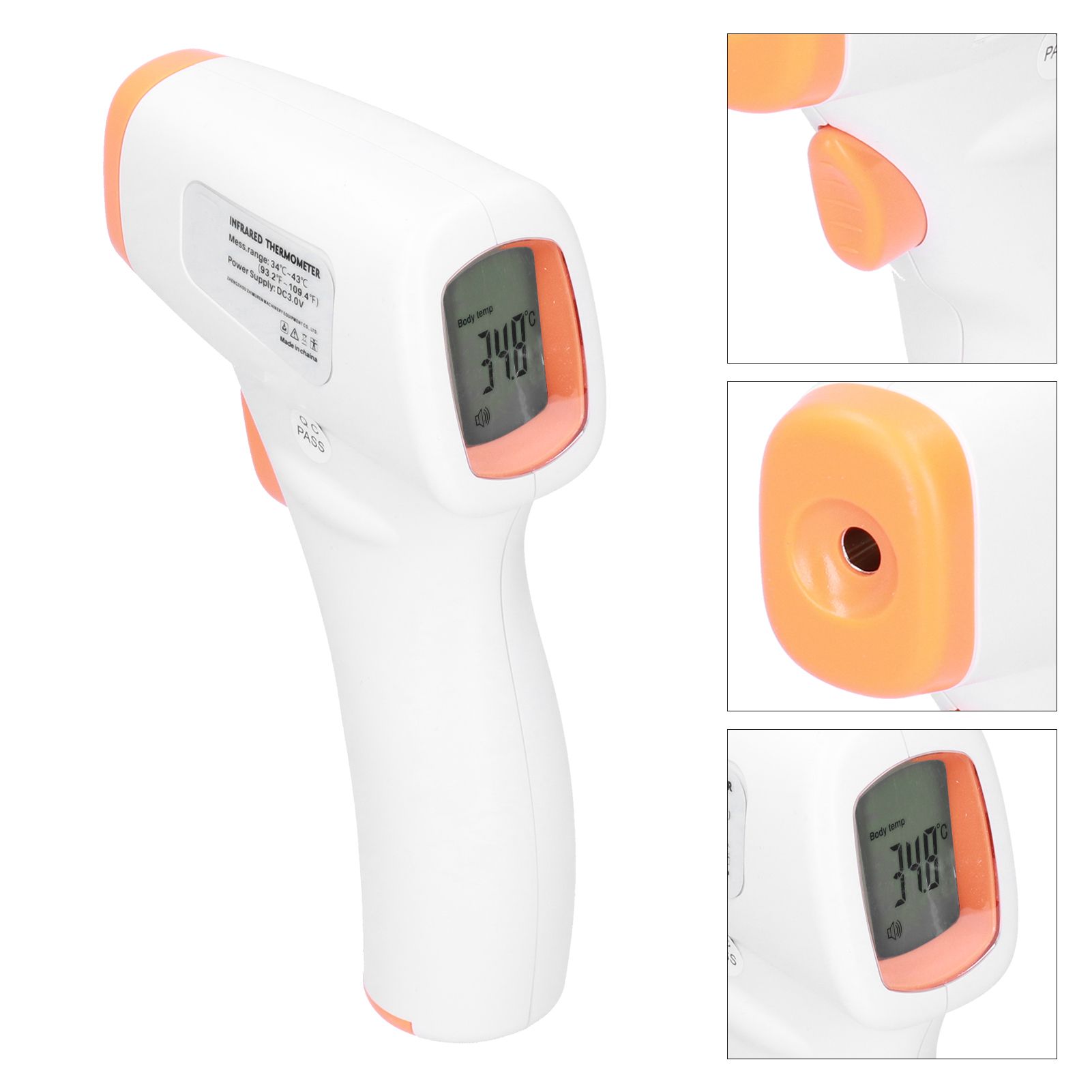 Veterinary Infrared Thermometer Fast Non Contact Livestock Thermometer for Cow view 3