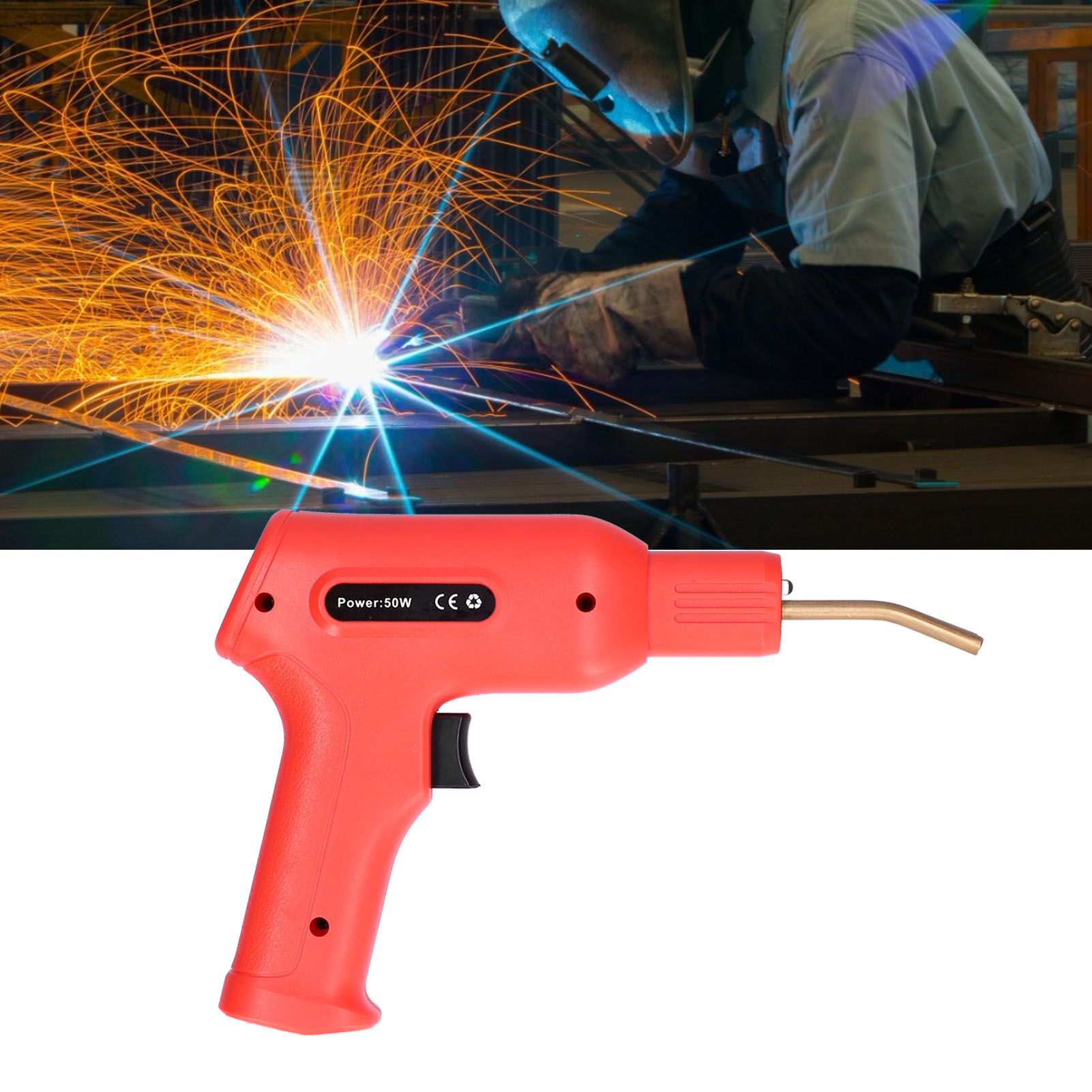 Handheld Plastic Welding Machine Hot Stapler Repair Welding Tool for Home view 11