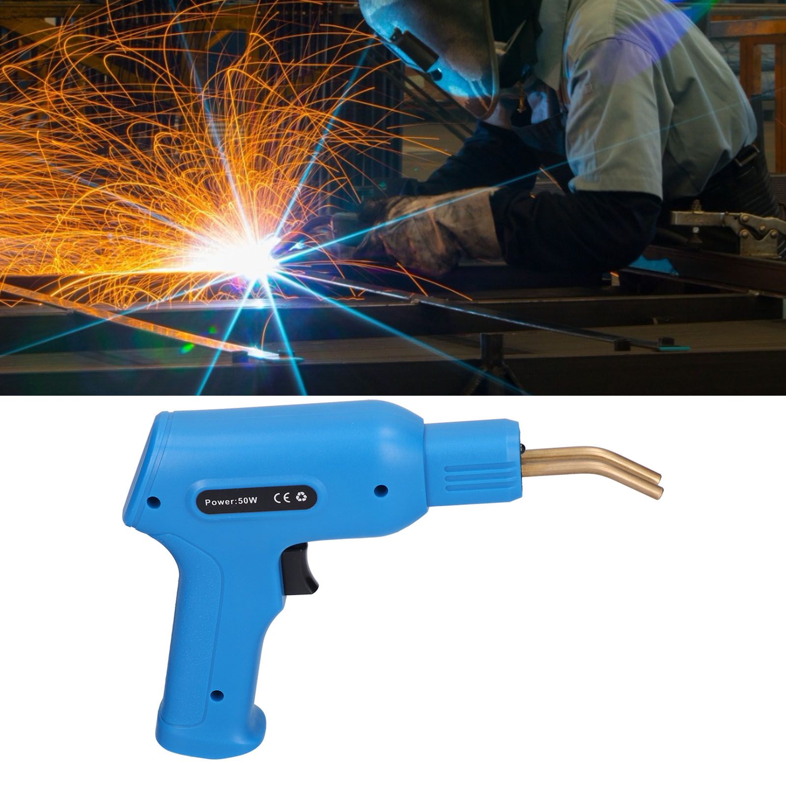 Handheld Plastic Welding Machine Hot Stapler Repair Welding Tool for Home view 12