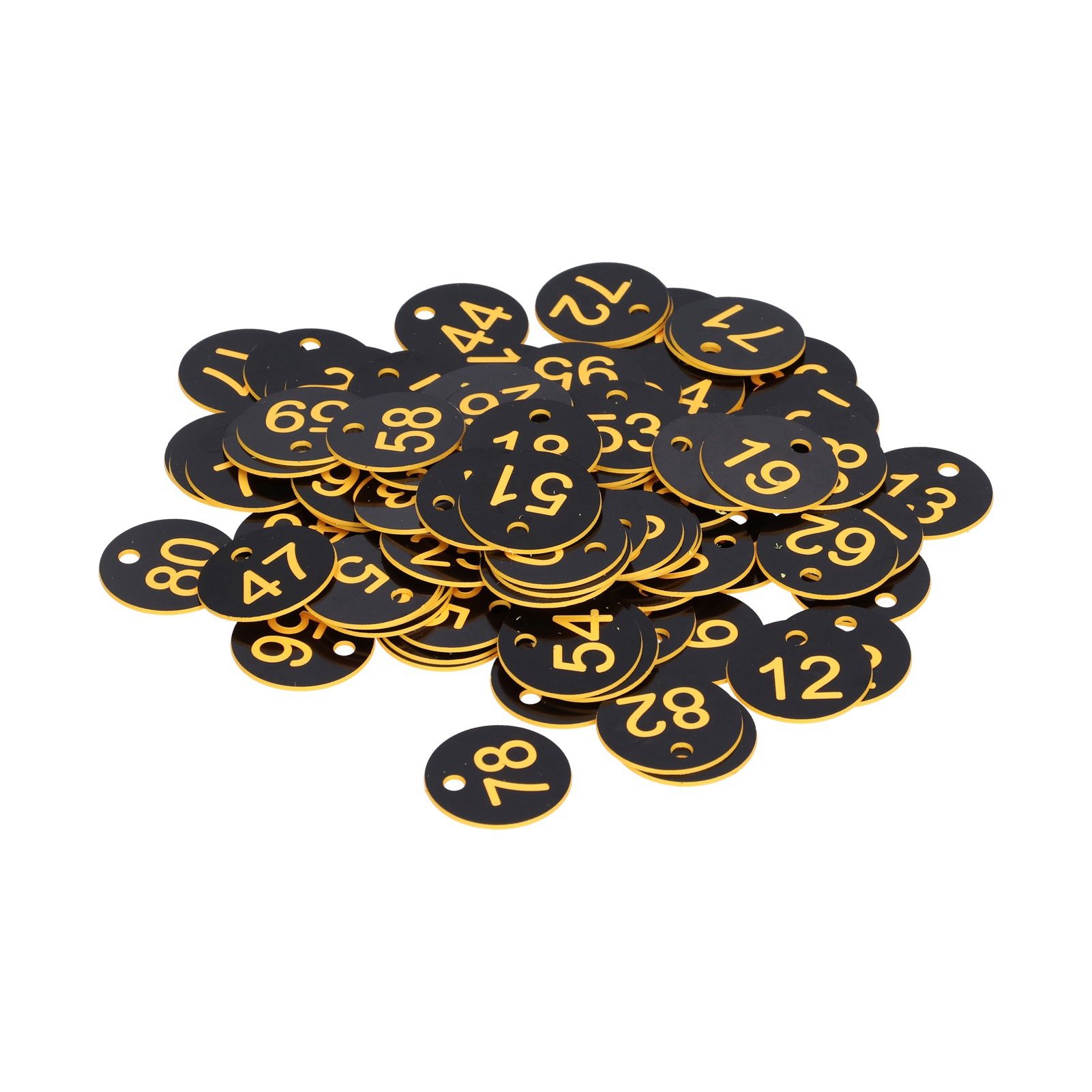 100Pcs Round Number Tag Beehive Sign Marker Labels with Hole Farm Beekeeping view 2