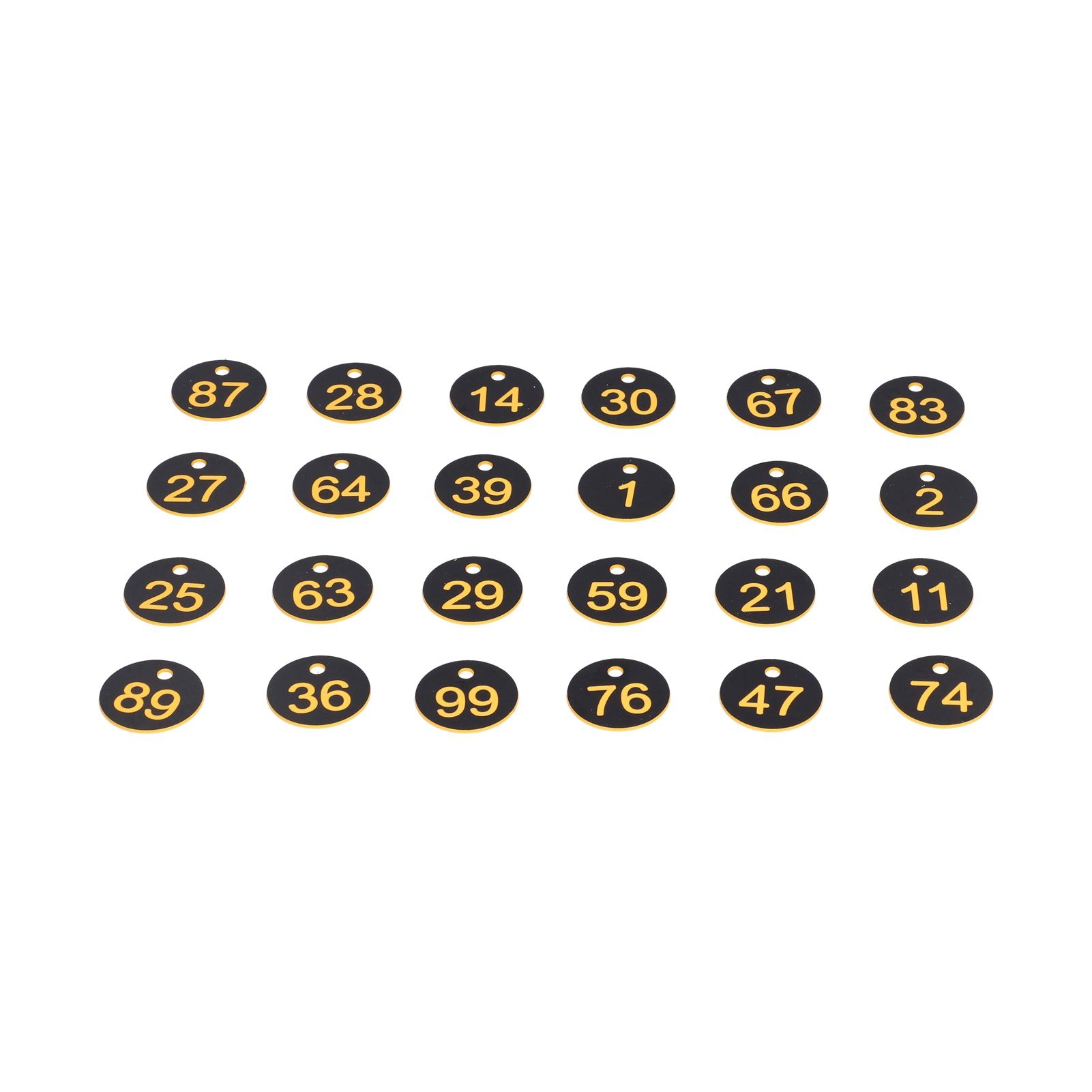 100Pcs Round Number Tag Beehive Sign Marker Labels with Hole Farm Beekeeping view 3