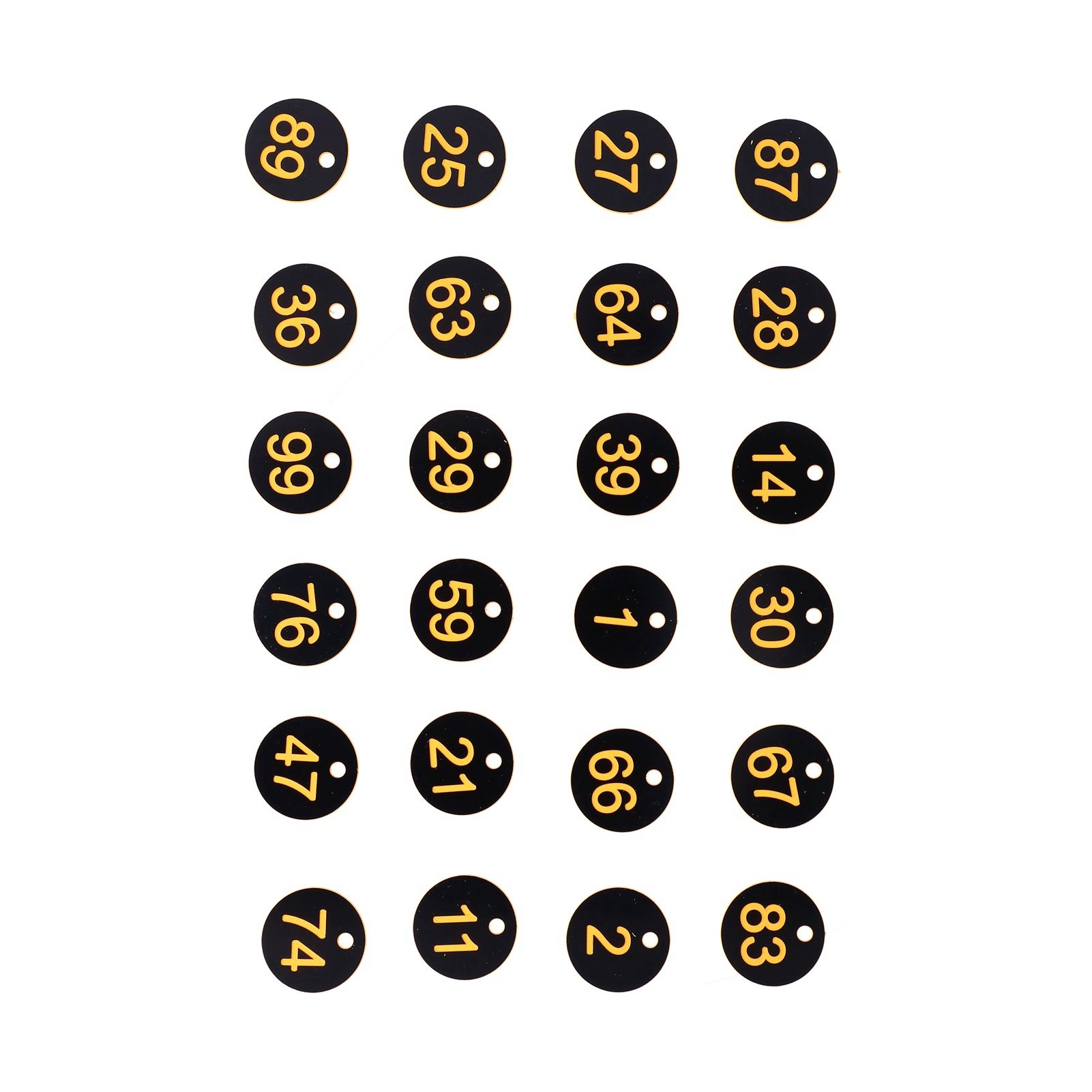 100Pcs Round Number Tag Beehive Sign Marker Labels with Hole Farm Beekeeping view 4