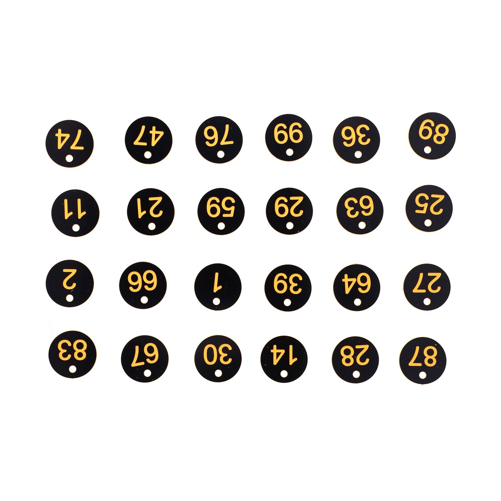 100Pcs Round Number Tag Beehive Sign Marker Labels with Hole Farm Beekeeping view 5