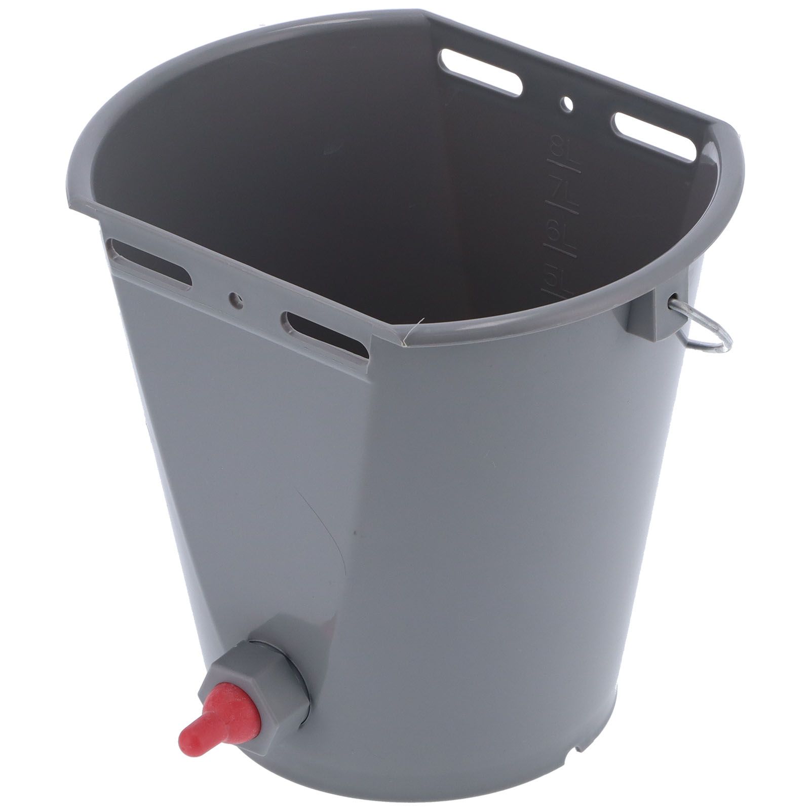 Feeder Bucket with Single Nipple Food Grade Plastic Milk Feeding Equipment for view 4