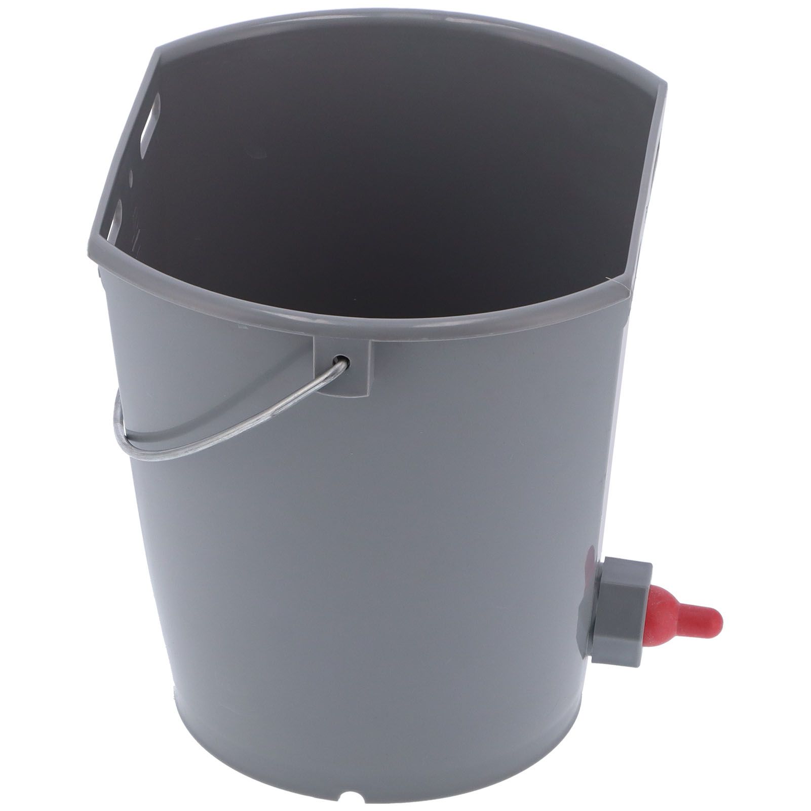 Feeder Bucket with Single Nipple Food Grade Plastic Milk Feeding Equipment for view 6