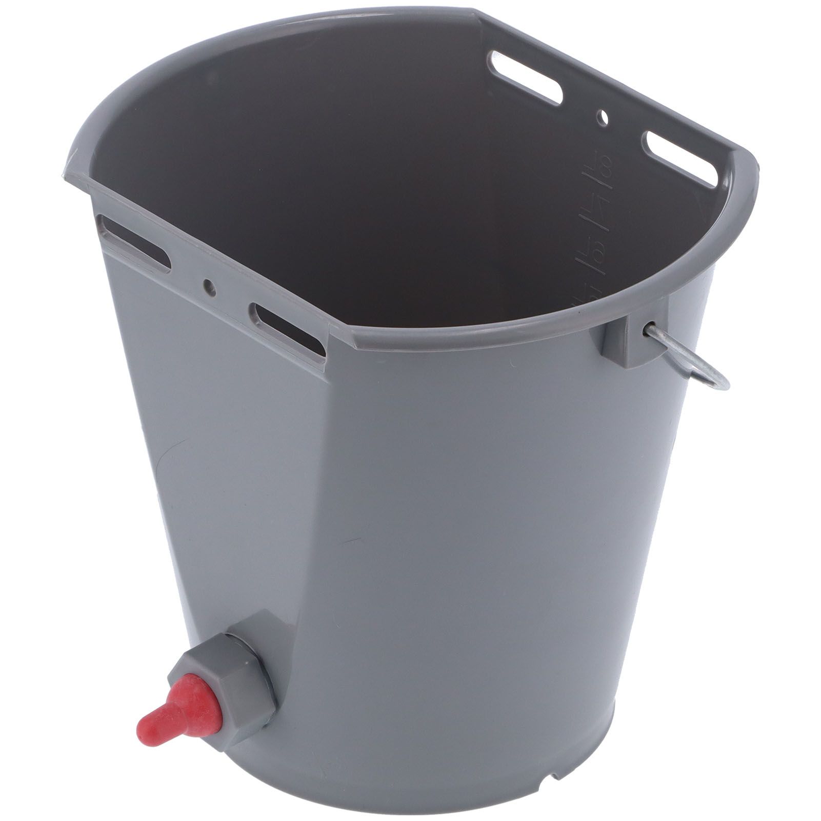 Feeder Bucket with Single Nipple Food Grade Plastic Milk Feeding Equipment for view 8
