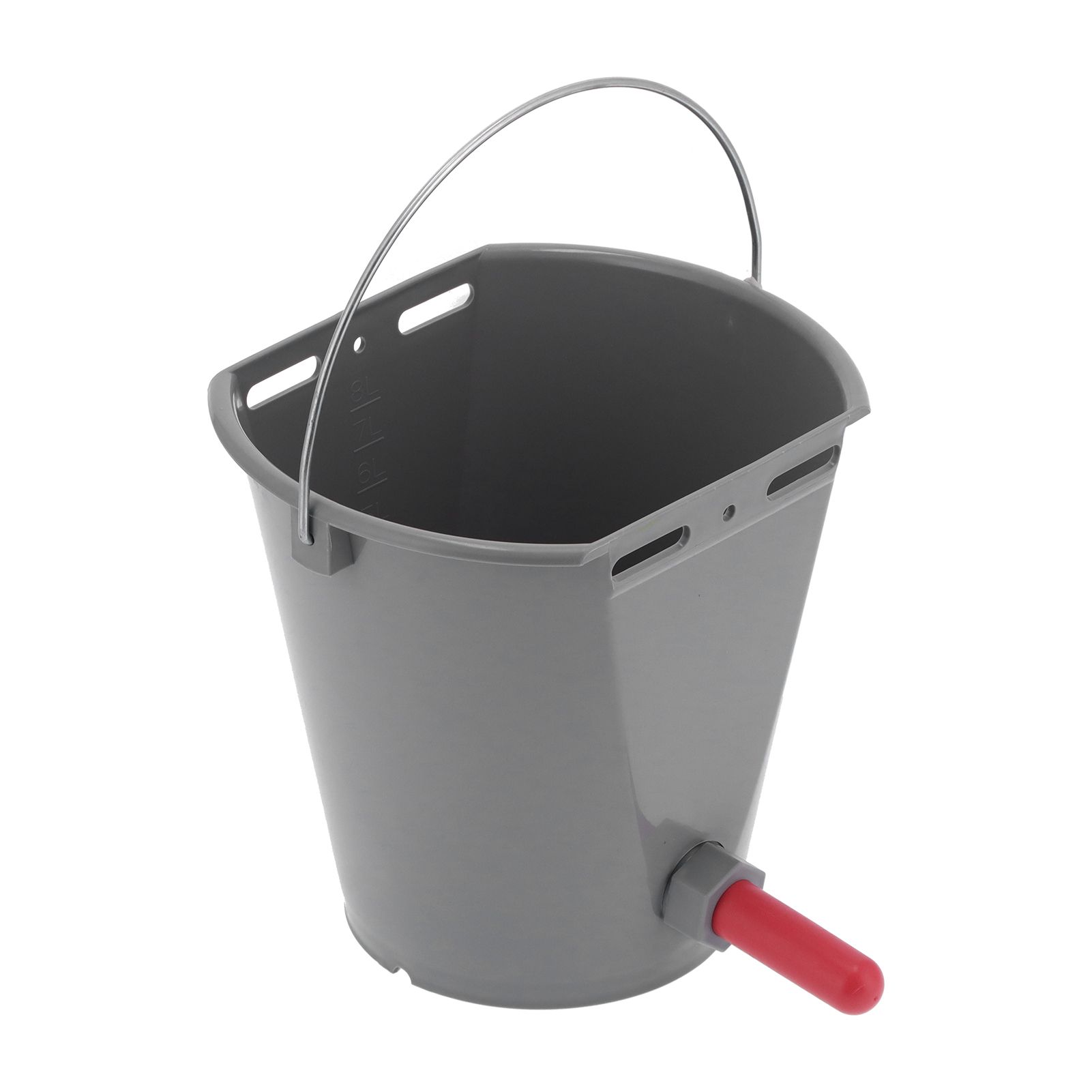 8L Feeder Bucket with 2 Nipple Milk Feeding Barrel Livestock Farm Accessory view 5