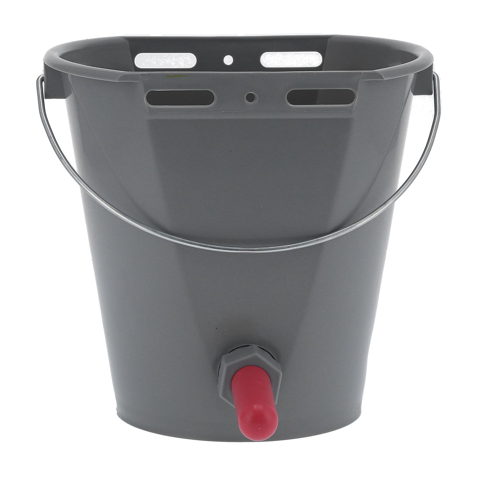 8L Feeder Bucket with 2 Nipple Milk Feeding Barrel Livestock Farm Accessory view 7