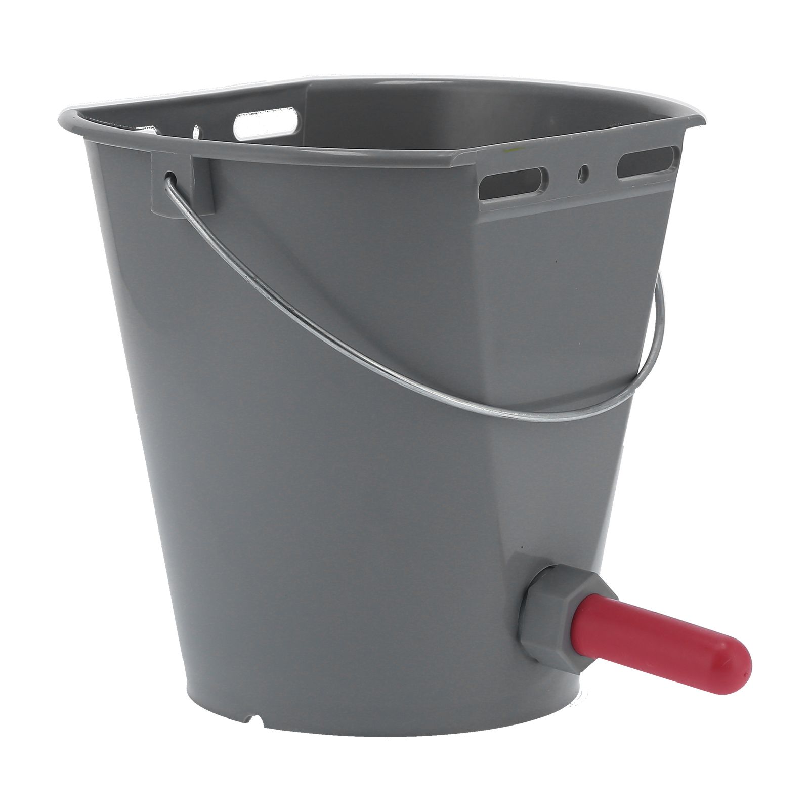 8L Feeder Bucket with 2 Nipple Milk Feeding Barrel Livestock Farm Accessory view 10