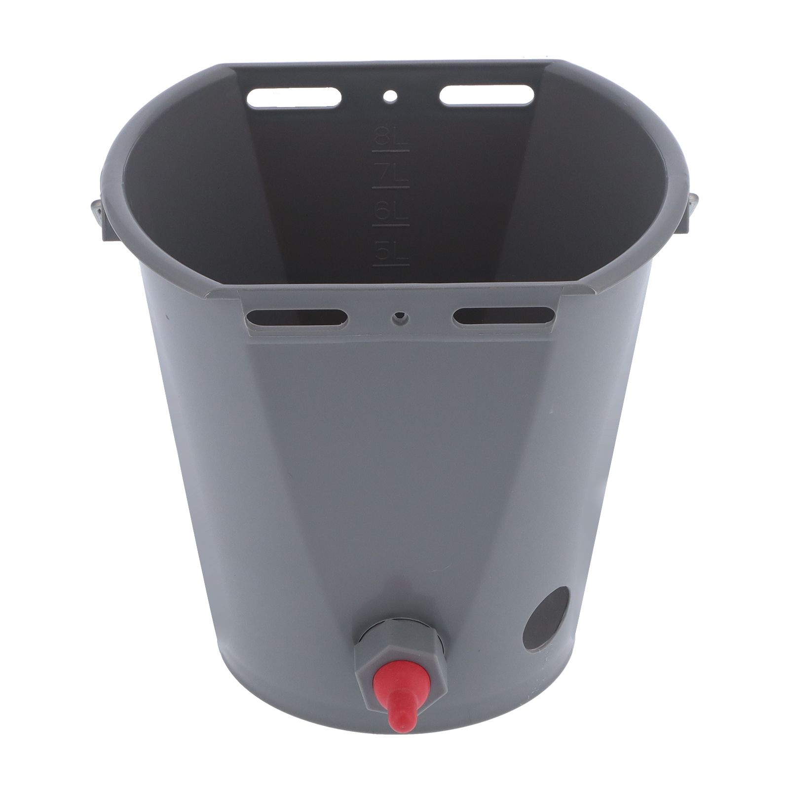 Milk Feed Bucket with 4 Nipples Check Valves Livestock Plastic Feeding view 3